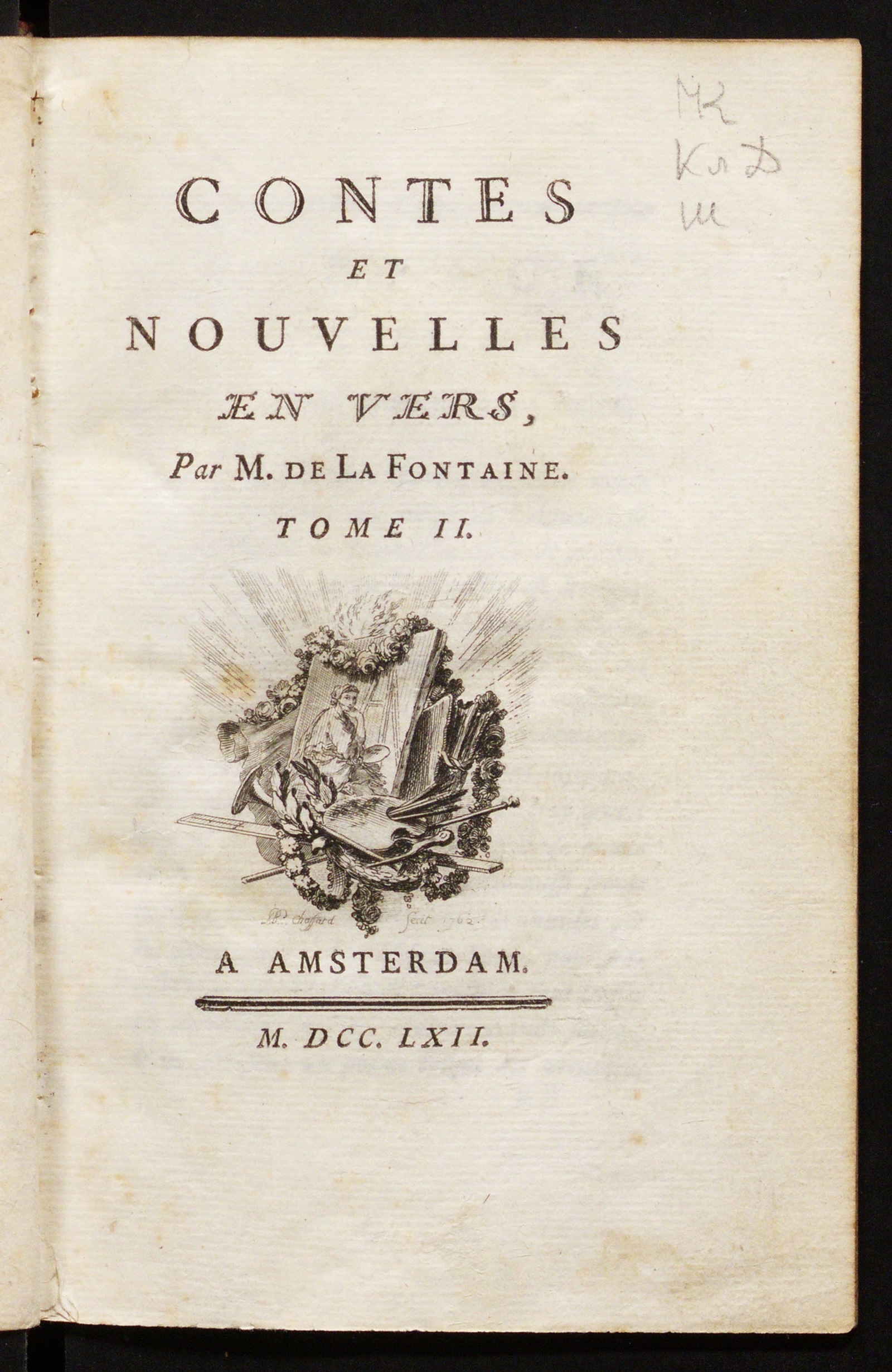 Изображение Contes et nouvelles en vers, Par M. de La Fontaine. - T. 1-2. T. 2