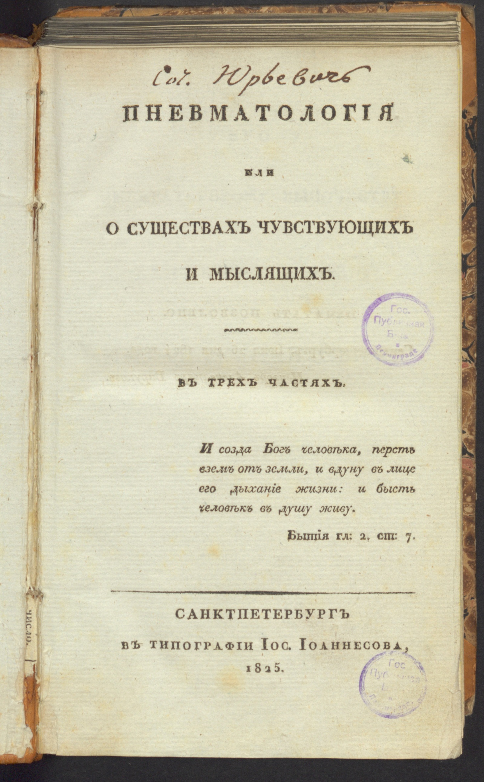 Изображение книги Краткое начертание метафизики. Ч. 2. Пневматология