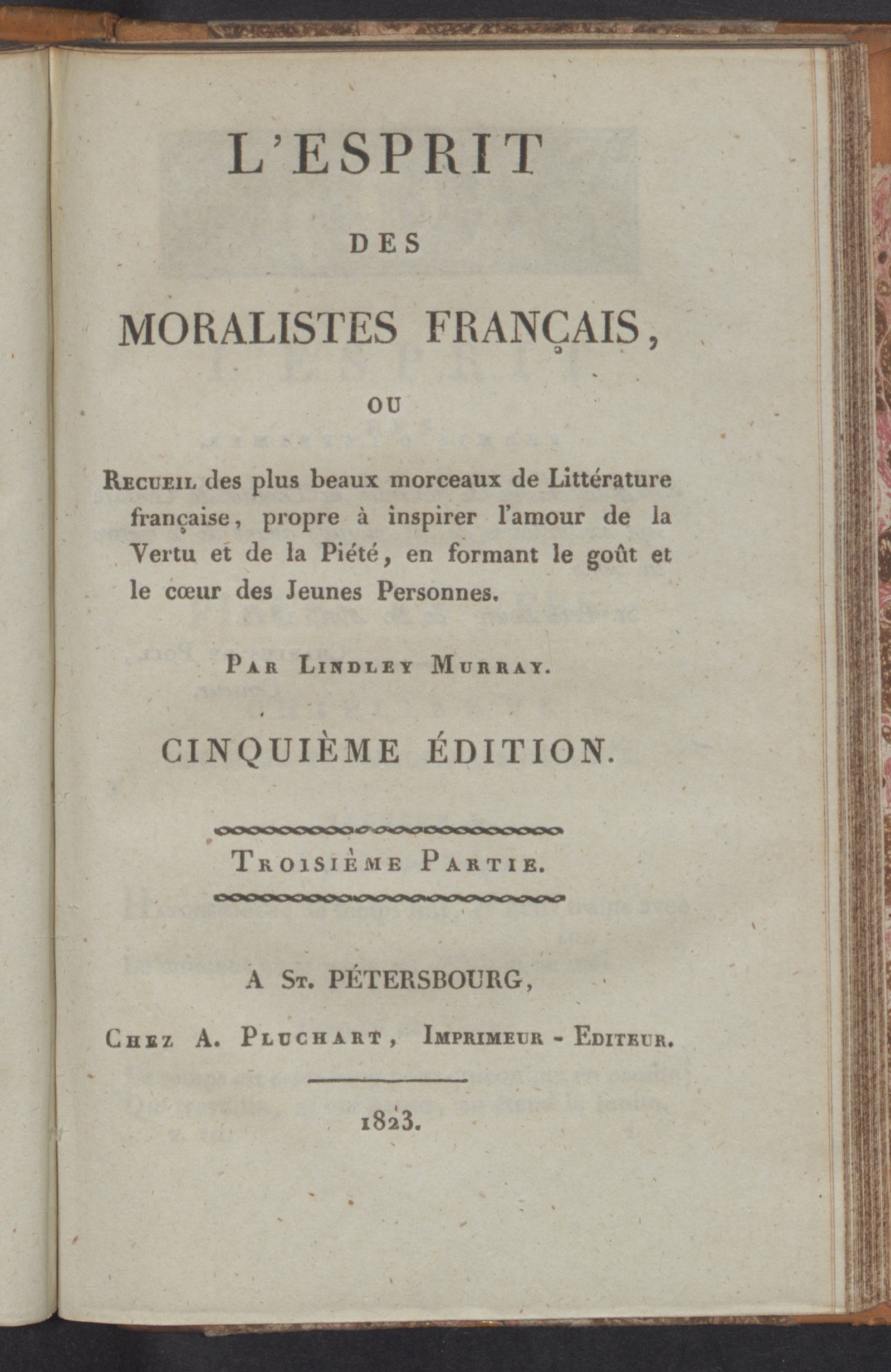 Изображение L'Esprit des moralistes français. Pt. 3