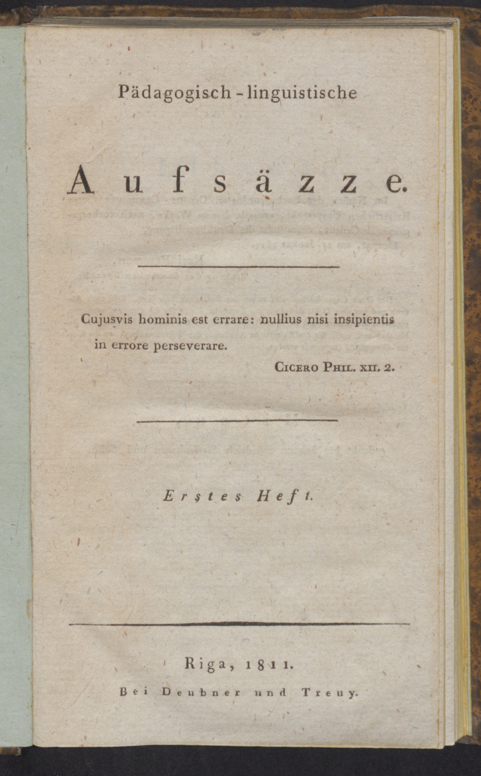 Изображение книги Pädagogisch-linguistische Aufsäzze. H. 1