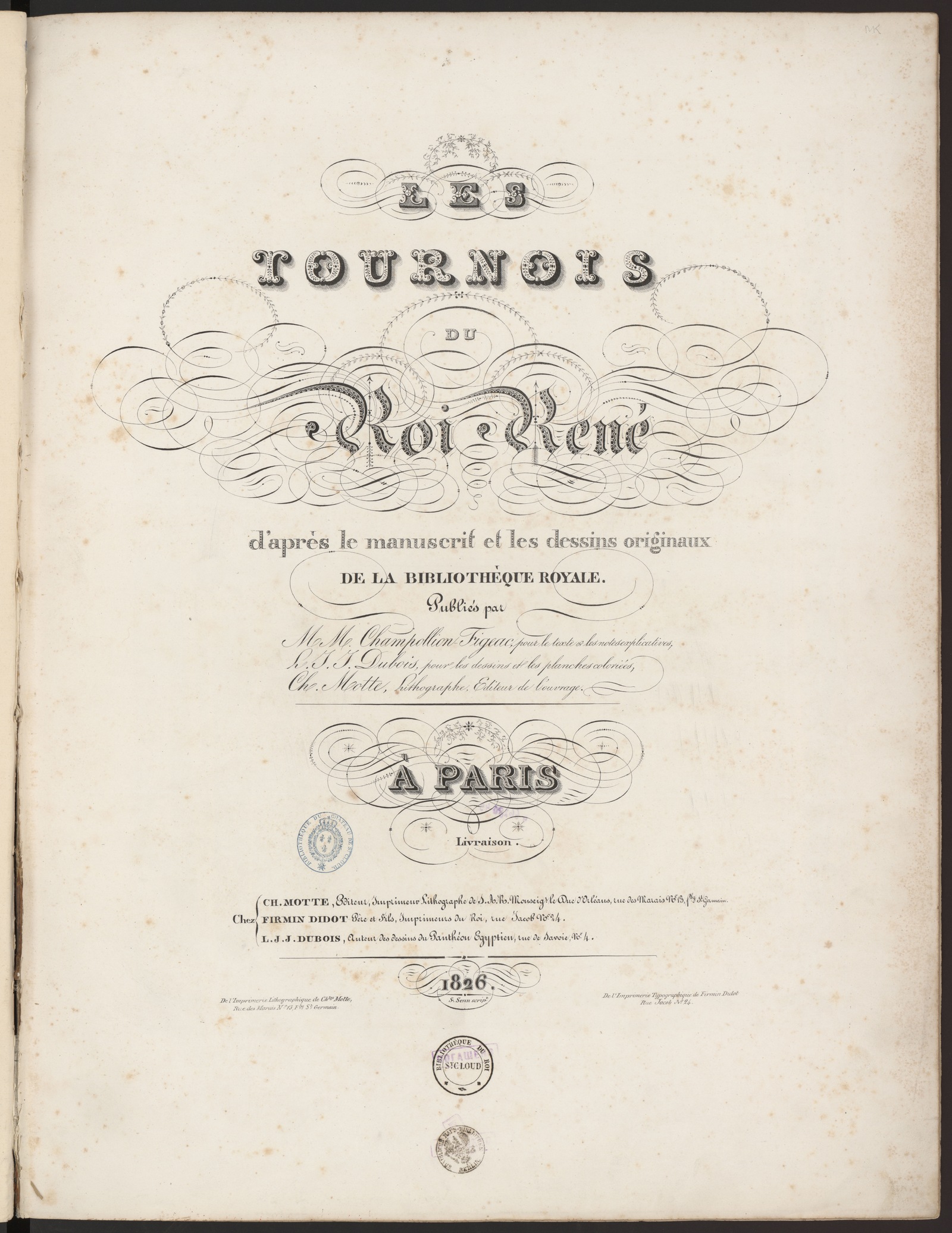Изображение книги Les Tournois du Roi René d'après le manuscrit et les dessins originaux de la Bibliothèque Royale