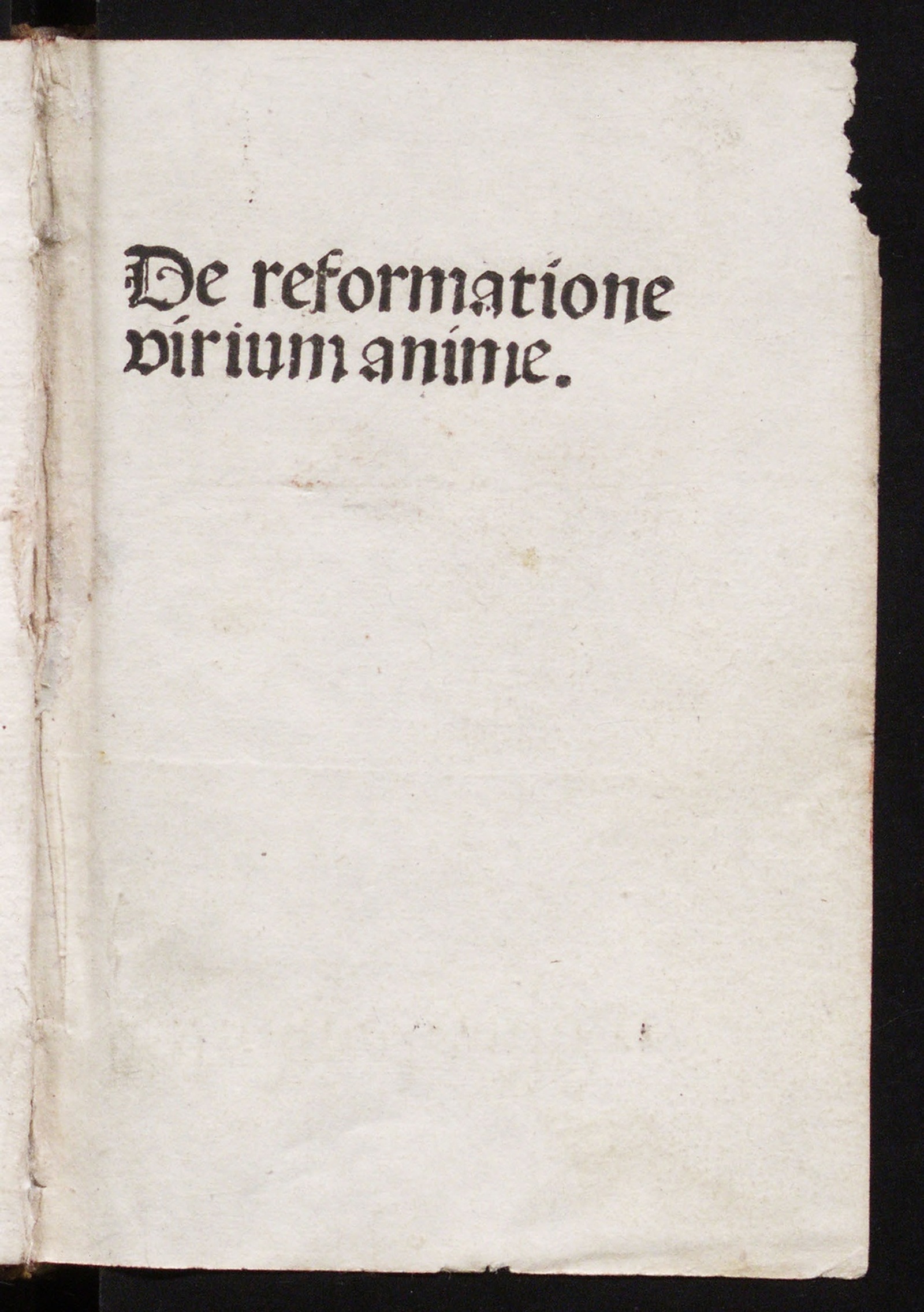 Изображение книги De reformatione virium animae
