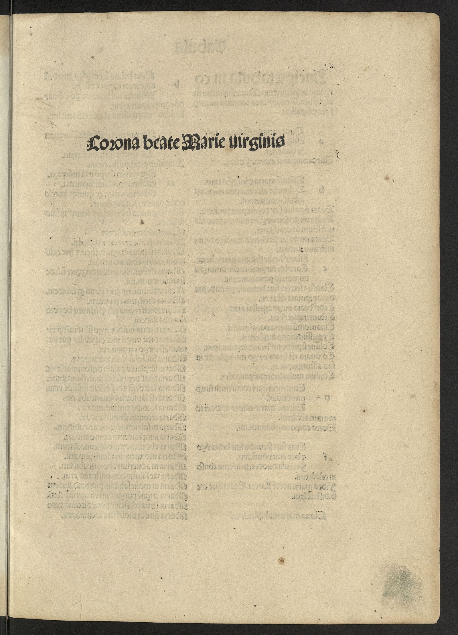 Изображение книги Corona beatae Mariae virginis
