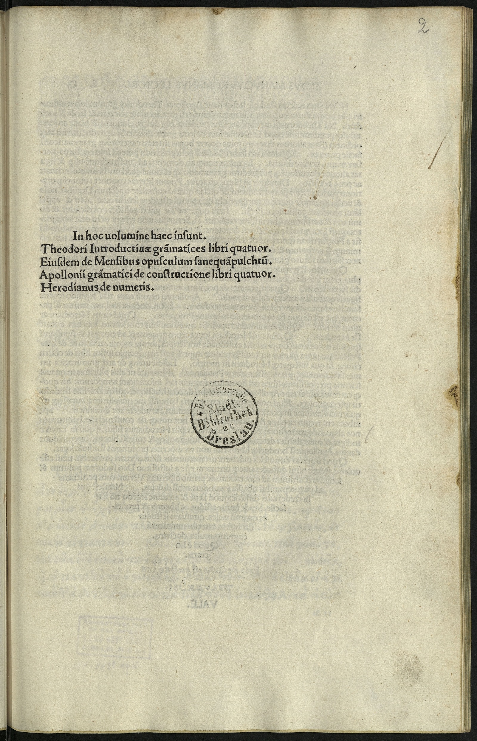 Изображение книги Grammatica introductiva