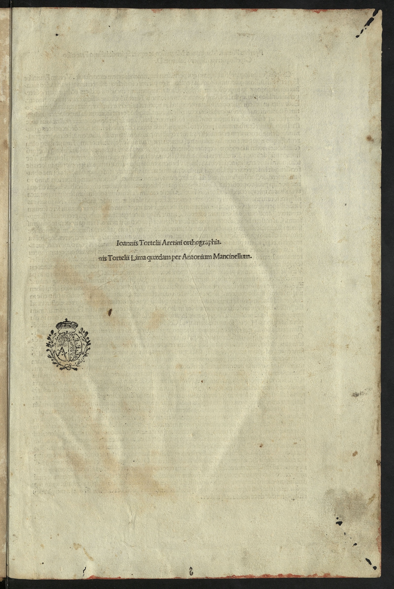 Изображение De orthographia dictionum e Graecis tractarum