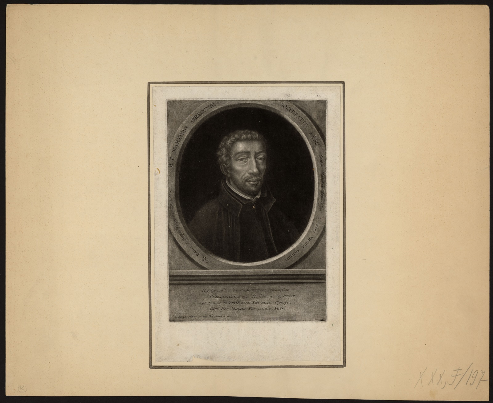 Изображение книги R.P. Martinus Stredonius societatis Iesu, fama pietatis, prudentiae et omni virtute eximius