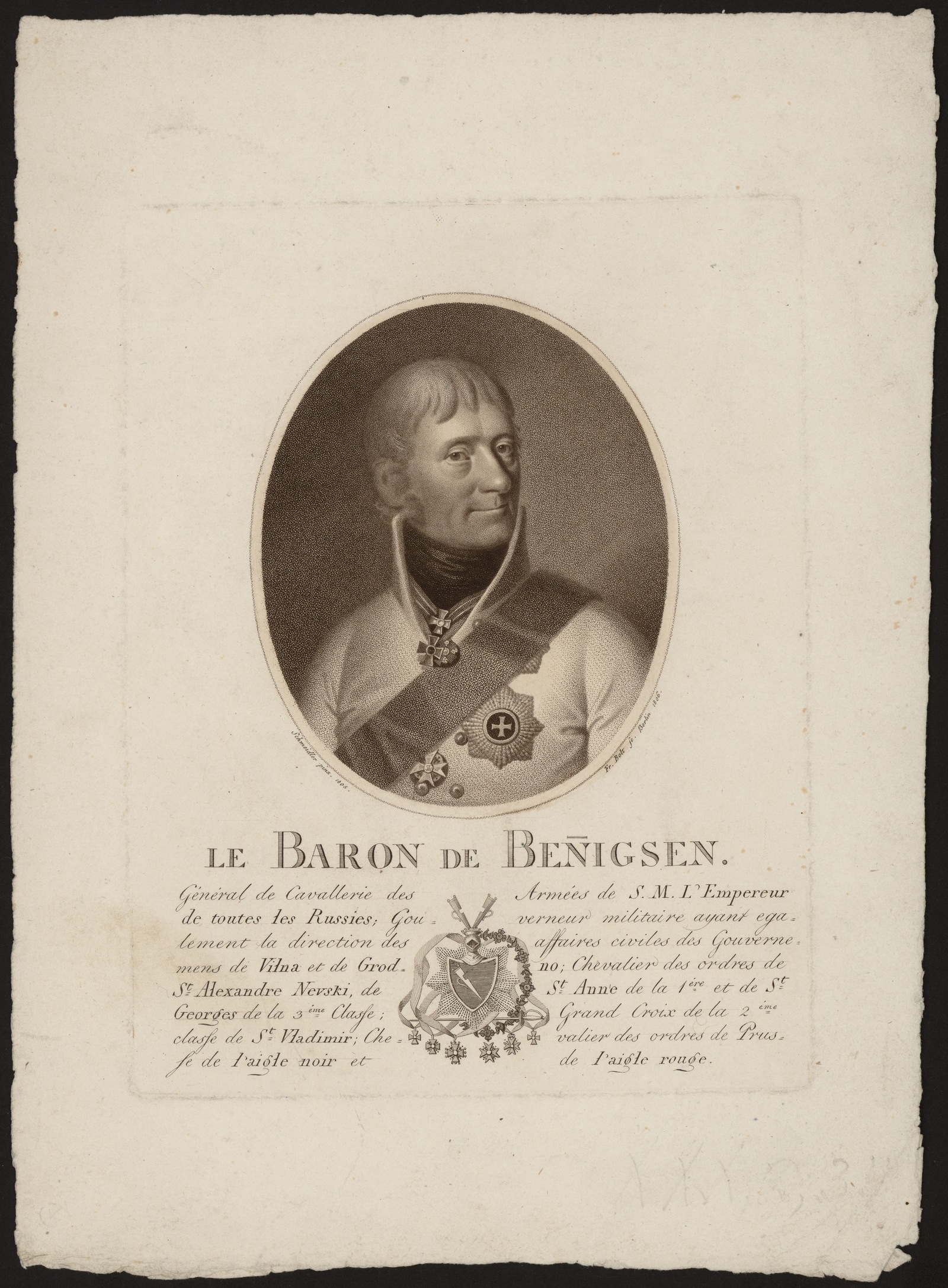 Изображение книги Le baron de Bennigsen.