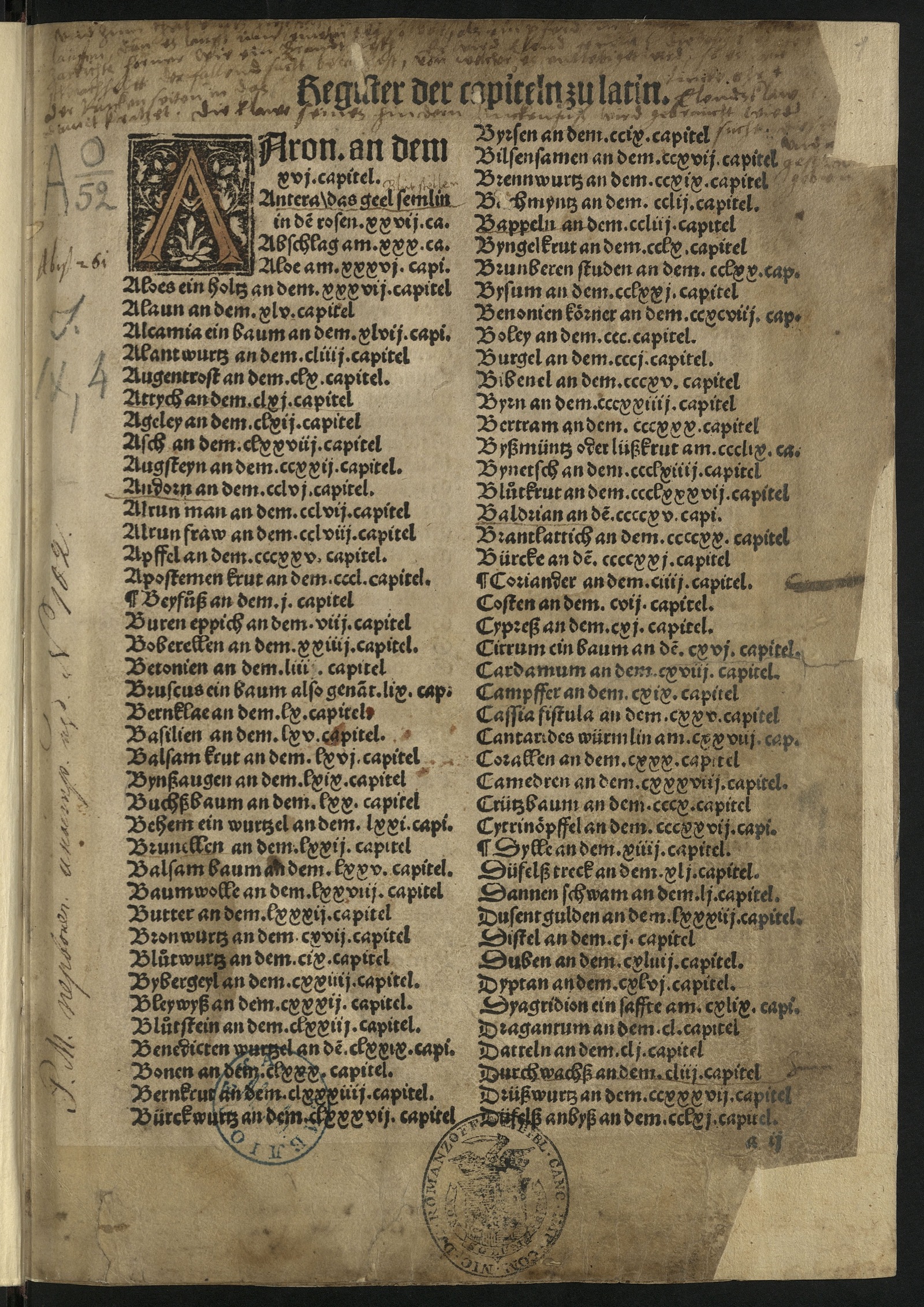 Изображение книги [Herbarius] Jn disem Bůch ist der Herbary