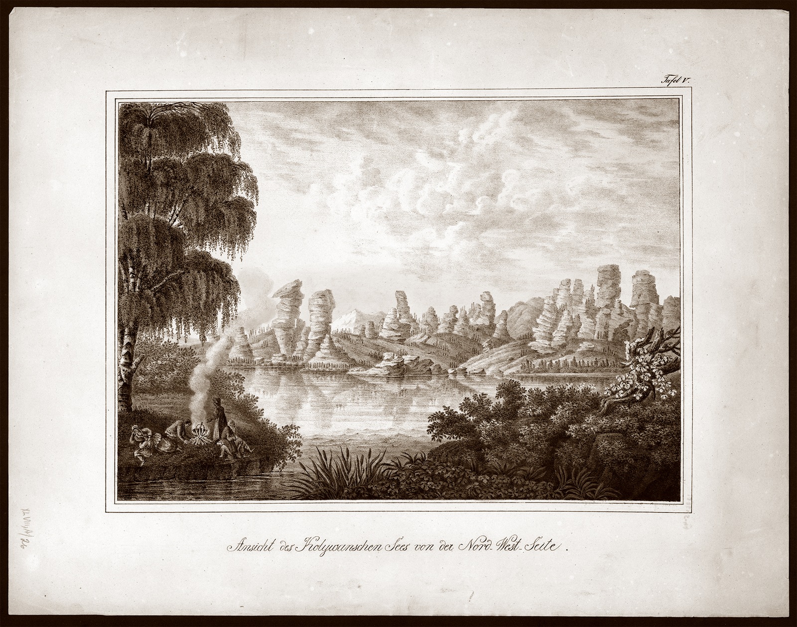 Изображение книжного памятника 'Вид Колыванского озера с северо-западной стороны'