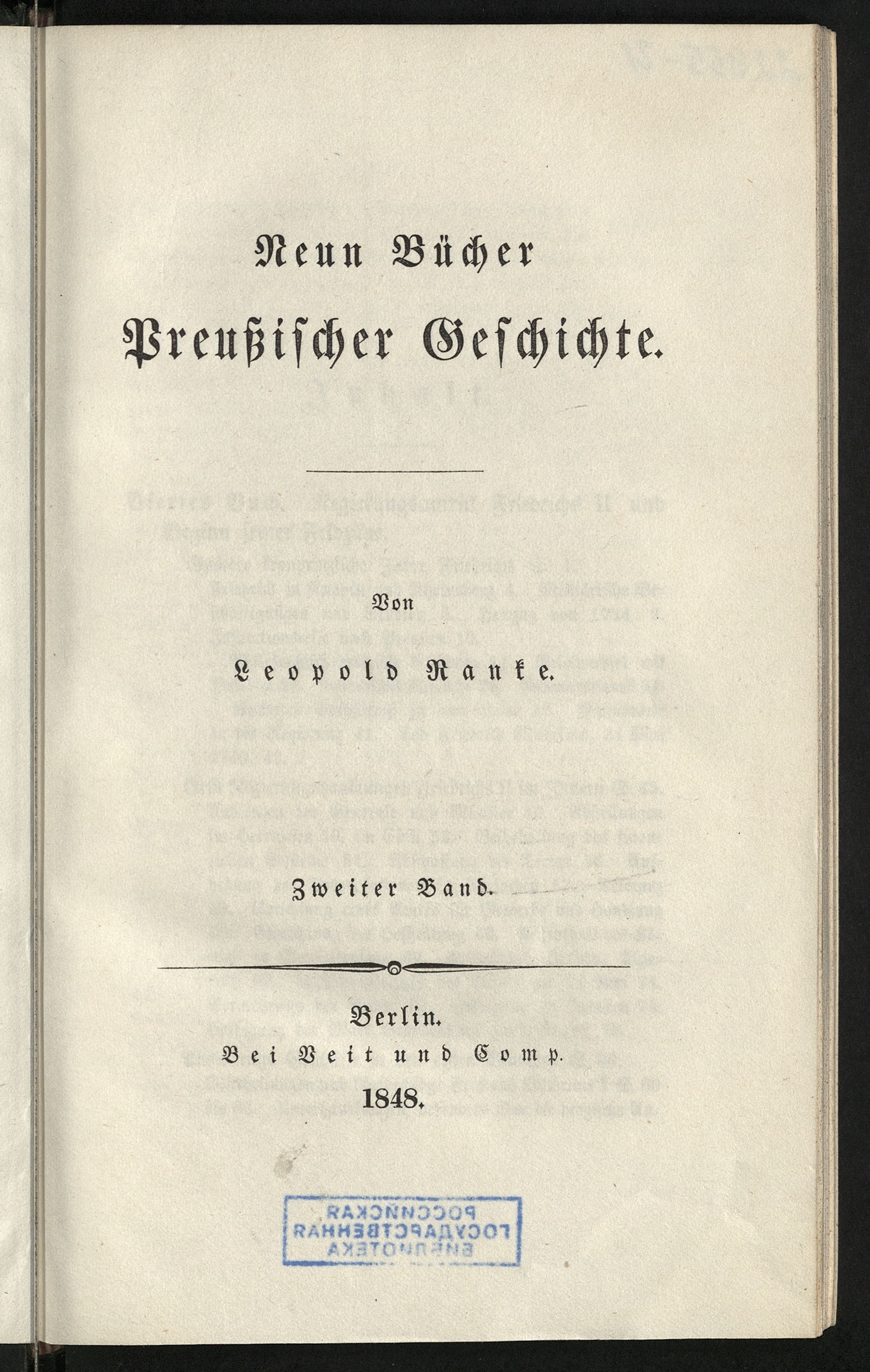 Изображение Neun Bücher preussischer Geschichte. Bd. 2