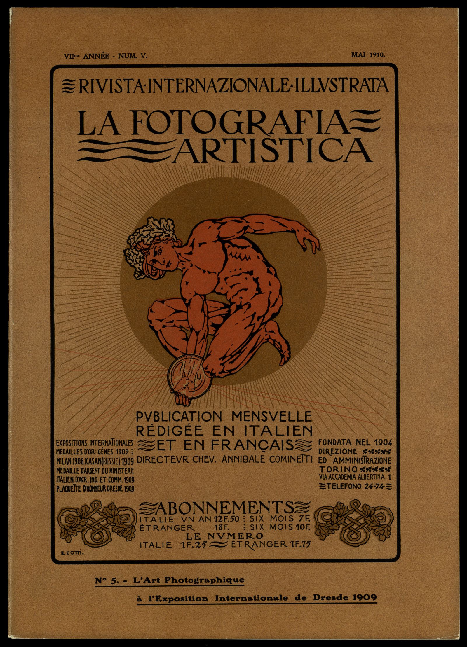 Изображение La fotografia artistica. 1910, № 5