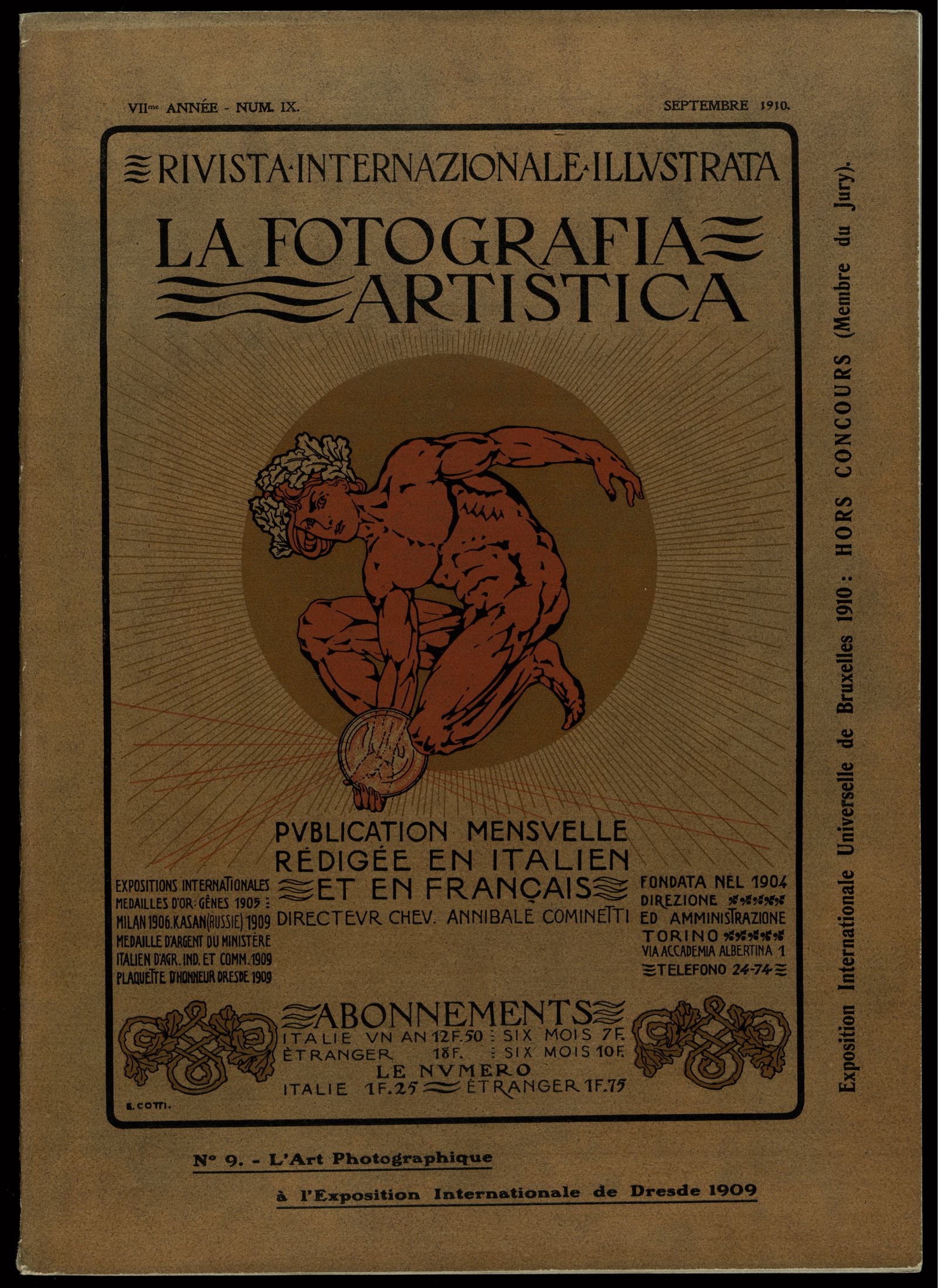 Изображение книги La fotografia artistica. 1910, № 9