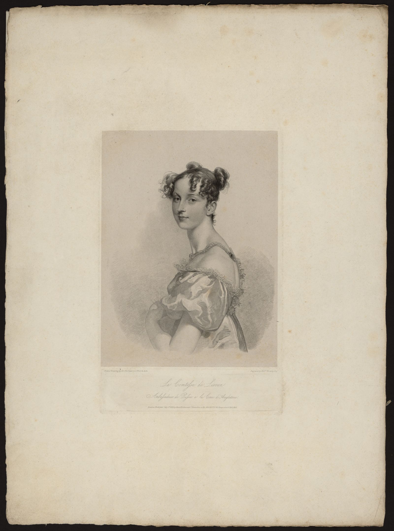 Изображение книги La Comtesse de Lieven Ambassadrice de Russie à la cour d'Angleterre.