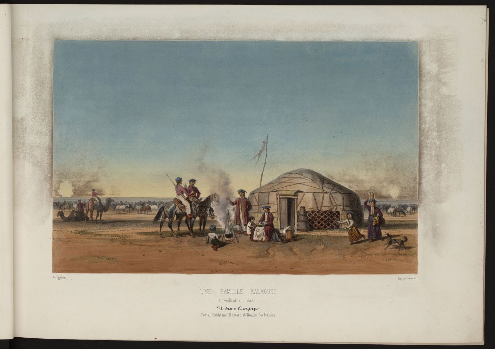 Изображение Une famille kalmouke