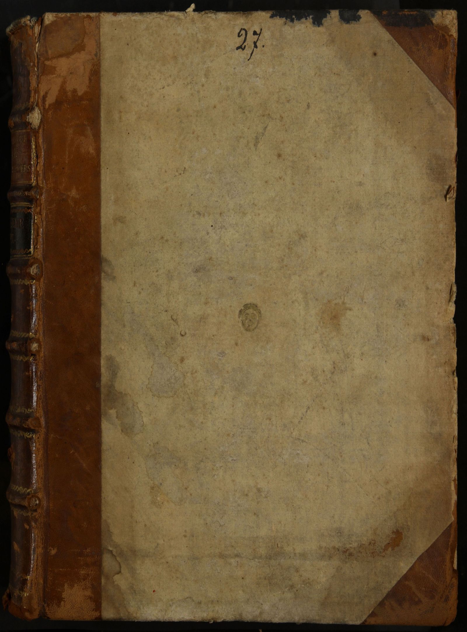 Изображение Encyclopédie, ou Dictionnaire raisonné des sciences, des arts et des métiers, par une Société de gens de lettres. T. 27