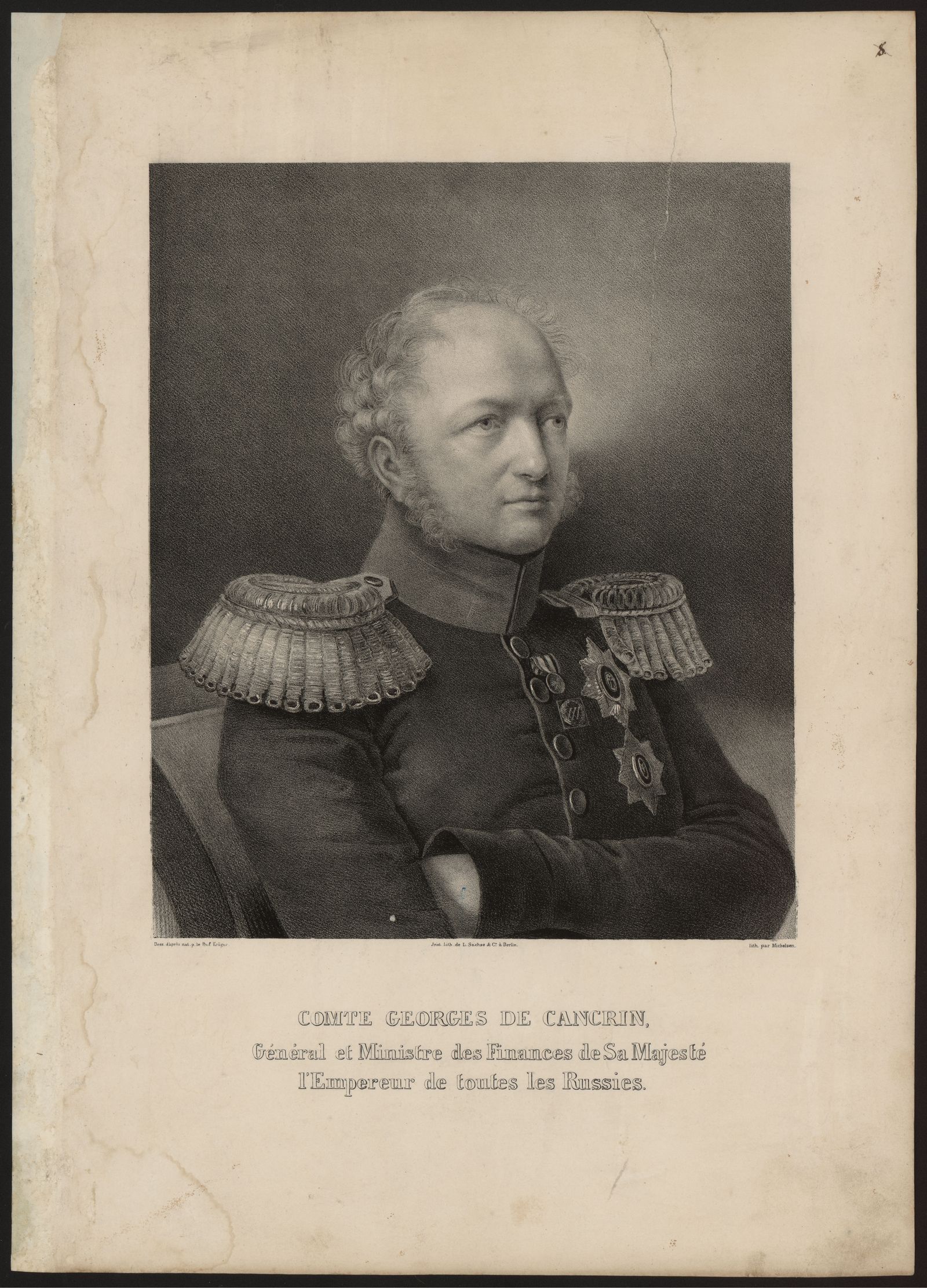 Изображение книги Comte Georges de Cancrin, général et ministre des finances de Sa Majesté l'Empereur de toutrs les Russies