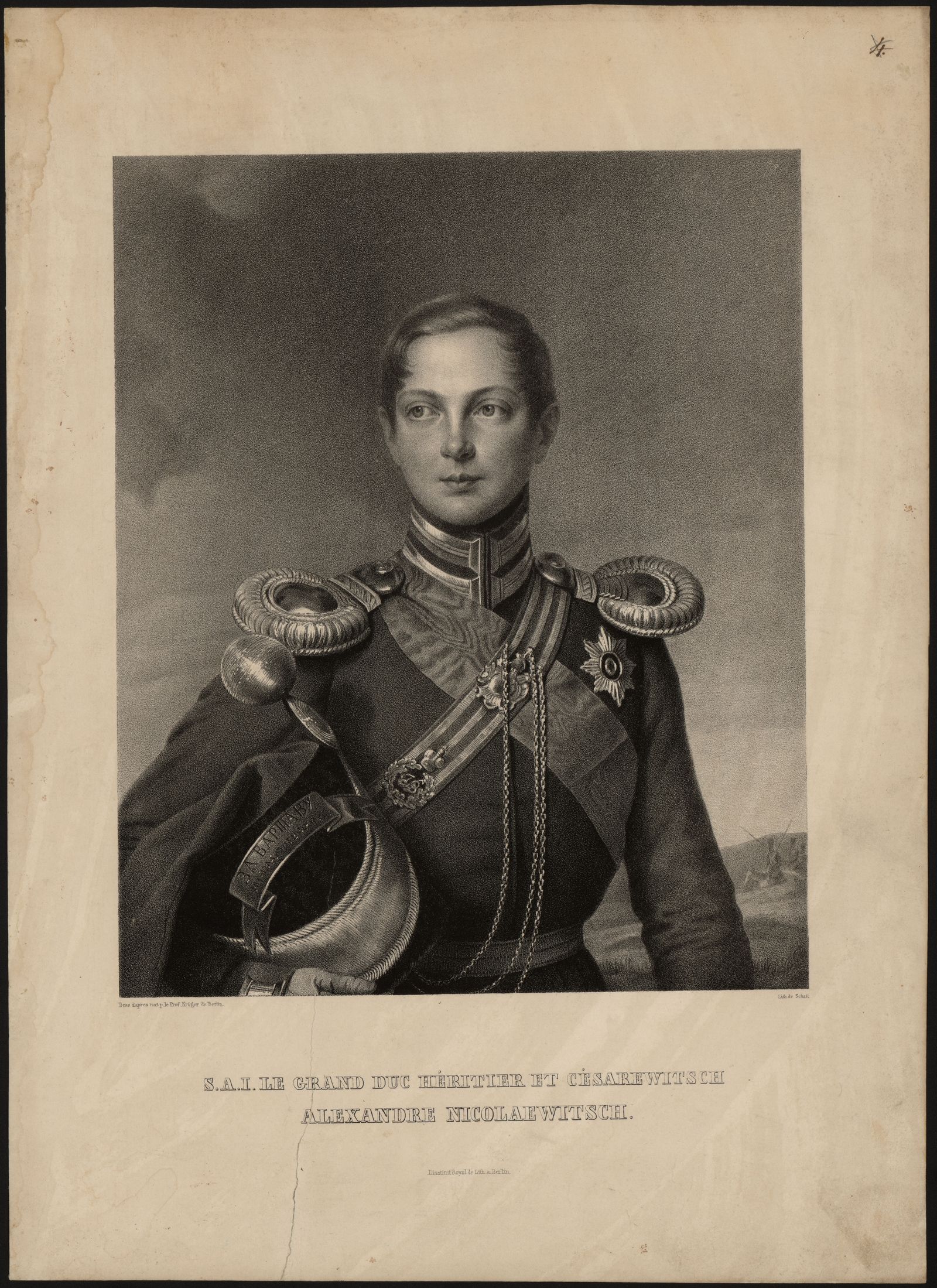 Изображение книги S. A. I. le grand duc héritier et césarewitsch Alexandre Nicolaewitsch
