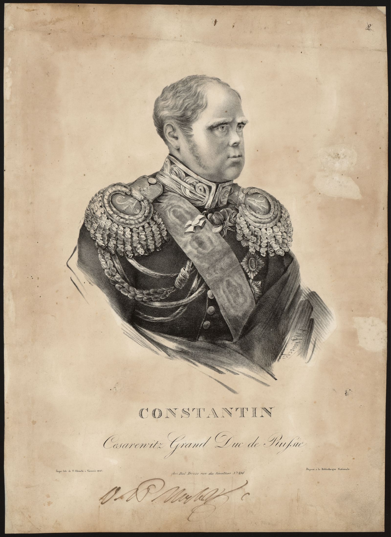 Изображение книги Constantin Cesarewitz grand duc de Russie