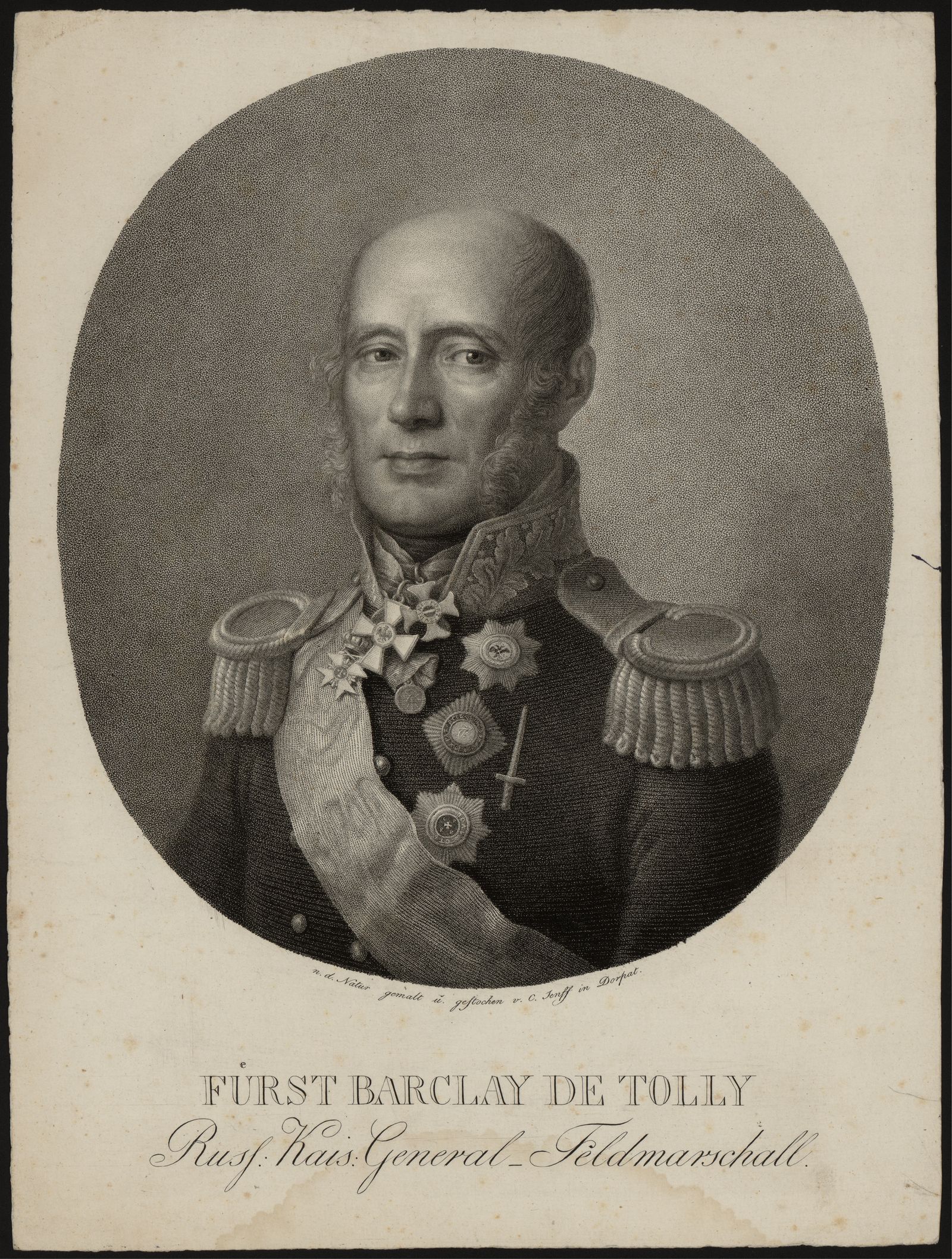Изображение книги Fürst Barclay de Tolly Russ. Kais. General-Feldmarschall
