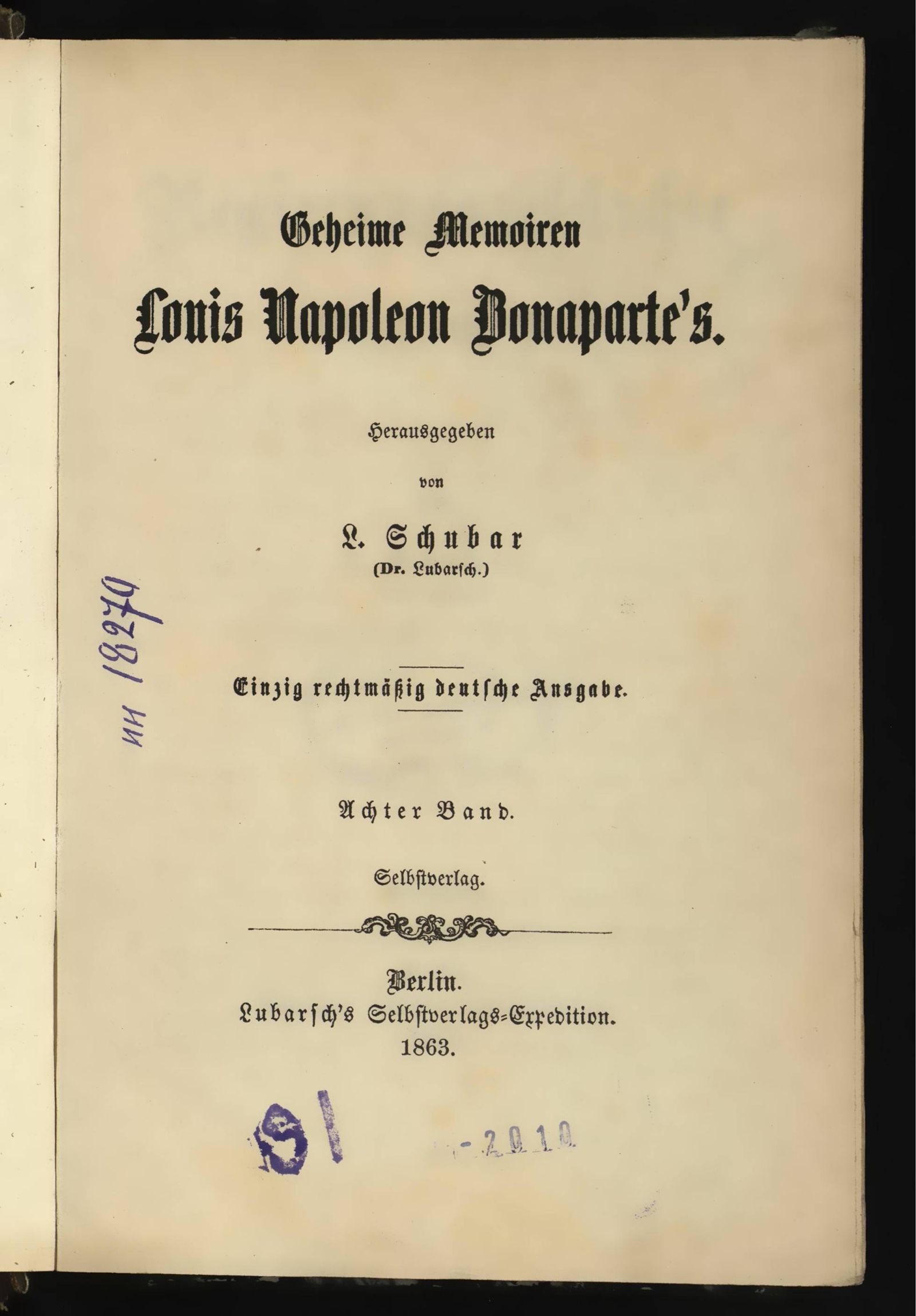 Изображение Regierungsgeschichte Napoleon III. Bd. 3