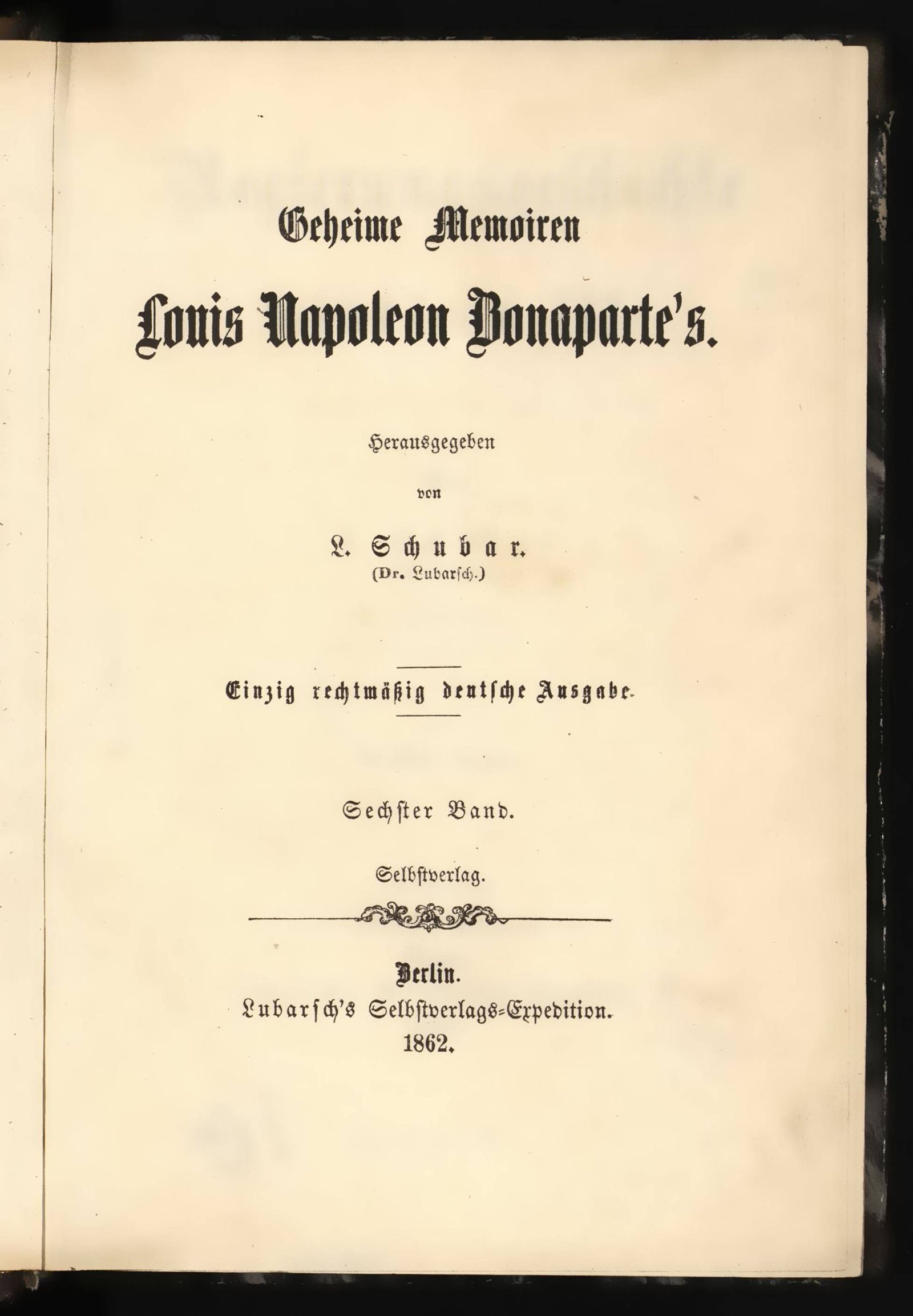 Изображение книги Regierungsgeschichte Napoleon III. Bd. 1