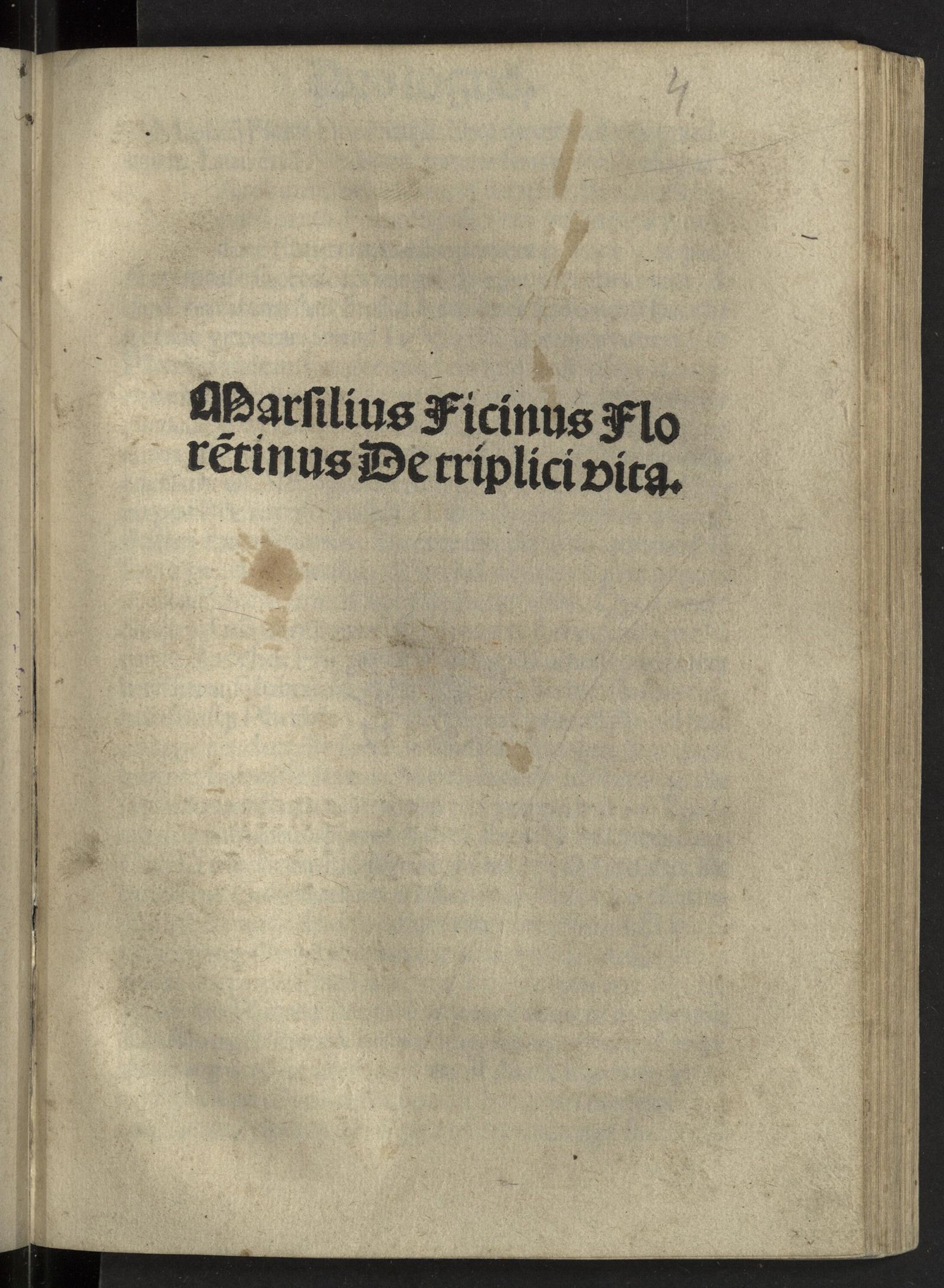 Изображение De triplici vita