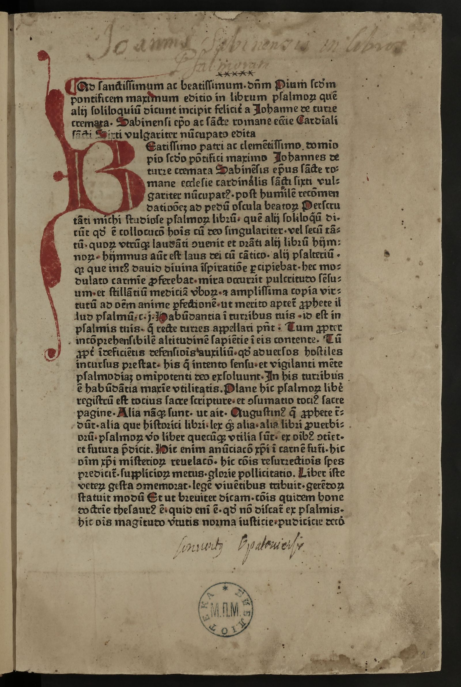 Изображение Expositio Psalterii