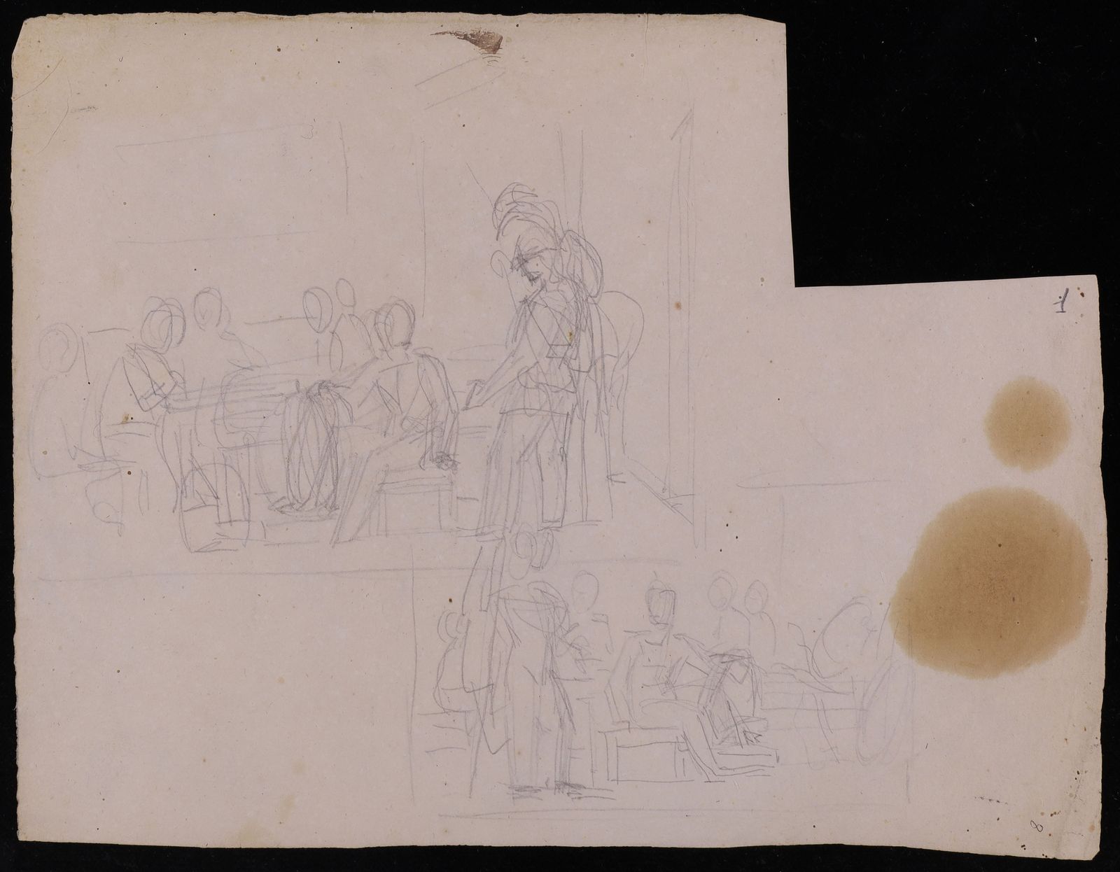 Изображение Гектор упрекает Париса