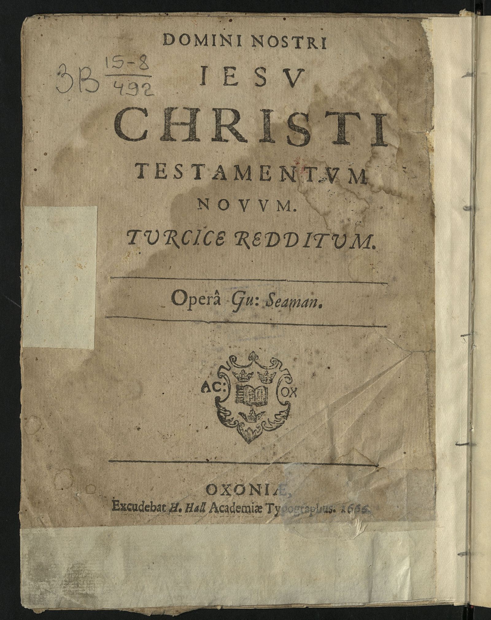 Изображение Domini nostri Iesu Christi testamentum novum