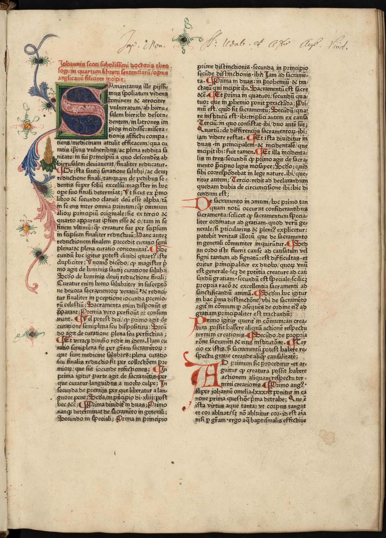 Изображение Quaestiones in libr. IV. Sententiarum