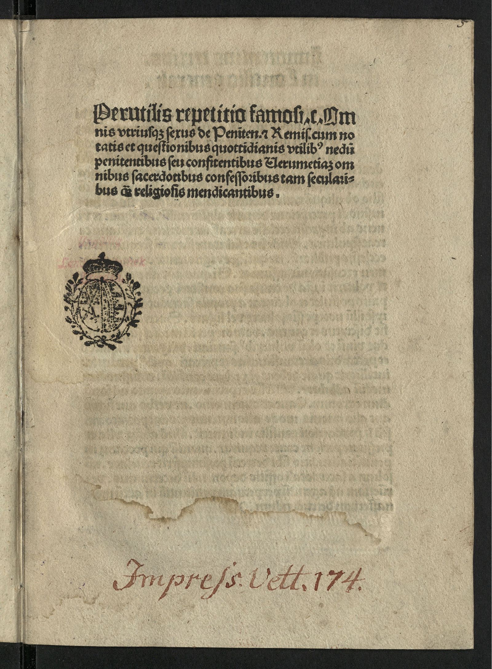 Изображение Repetitio capituli