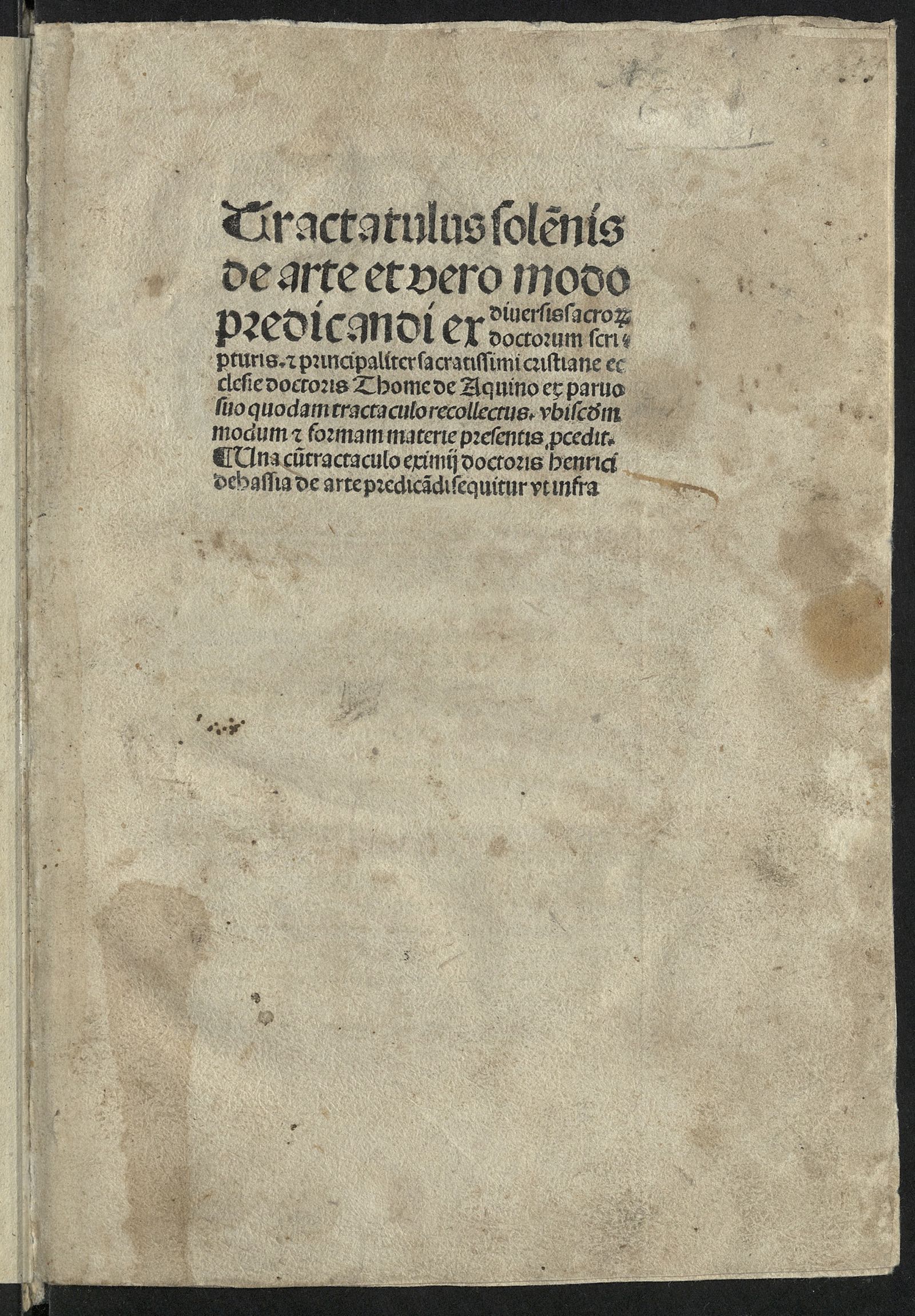 Изображение De arte et vero modo praedicandi