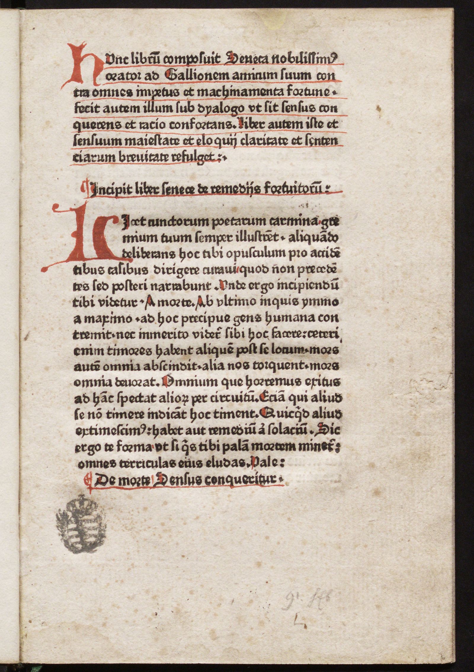 Изображение De remediis fortuitorum