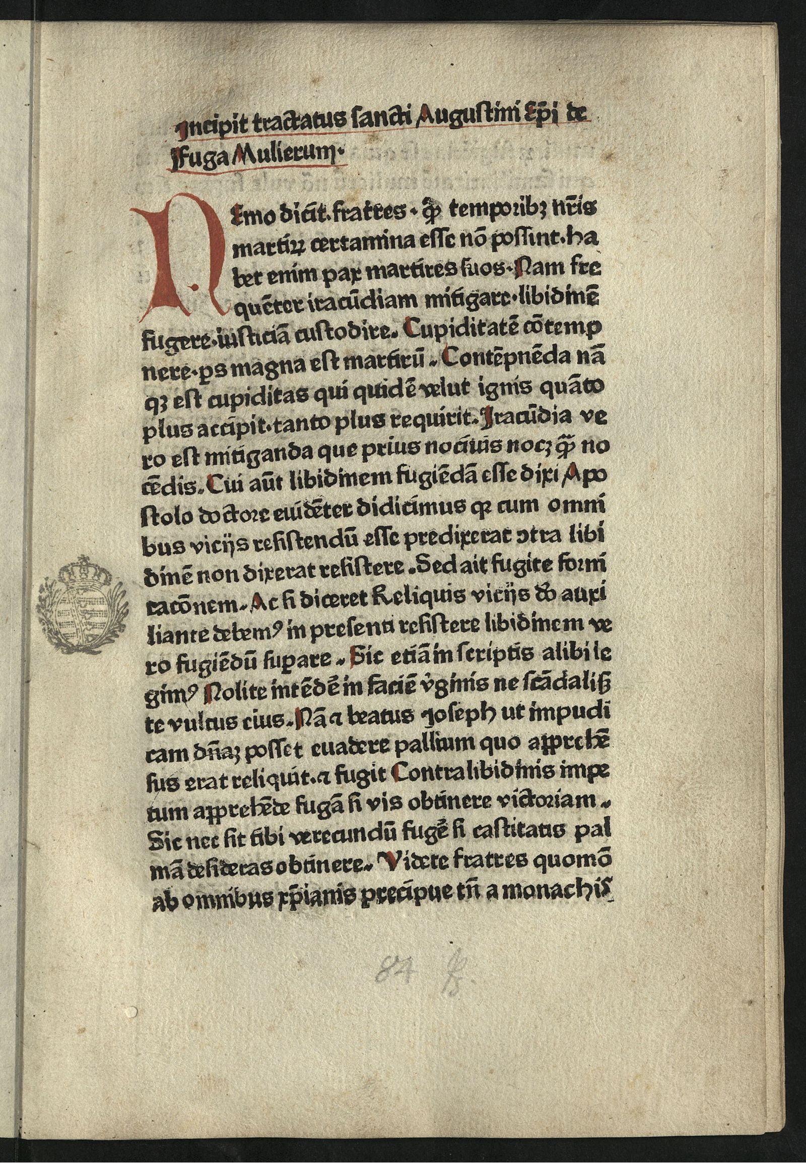 Изображение De fuga mulierum etc.