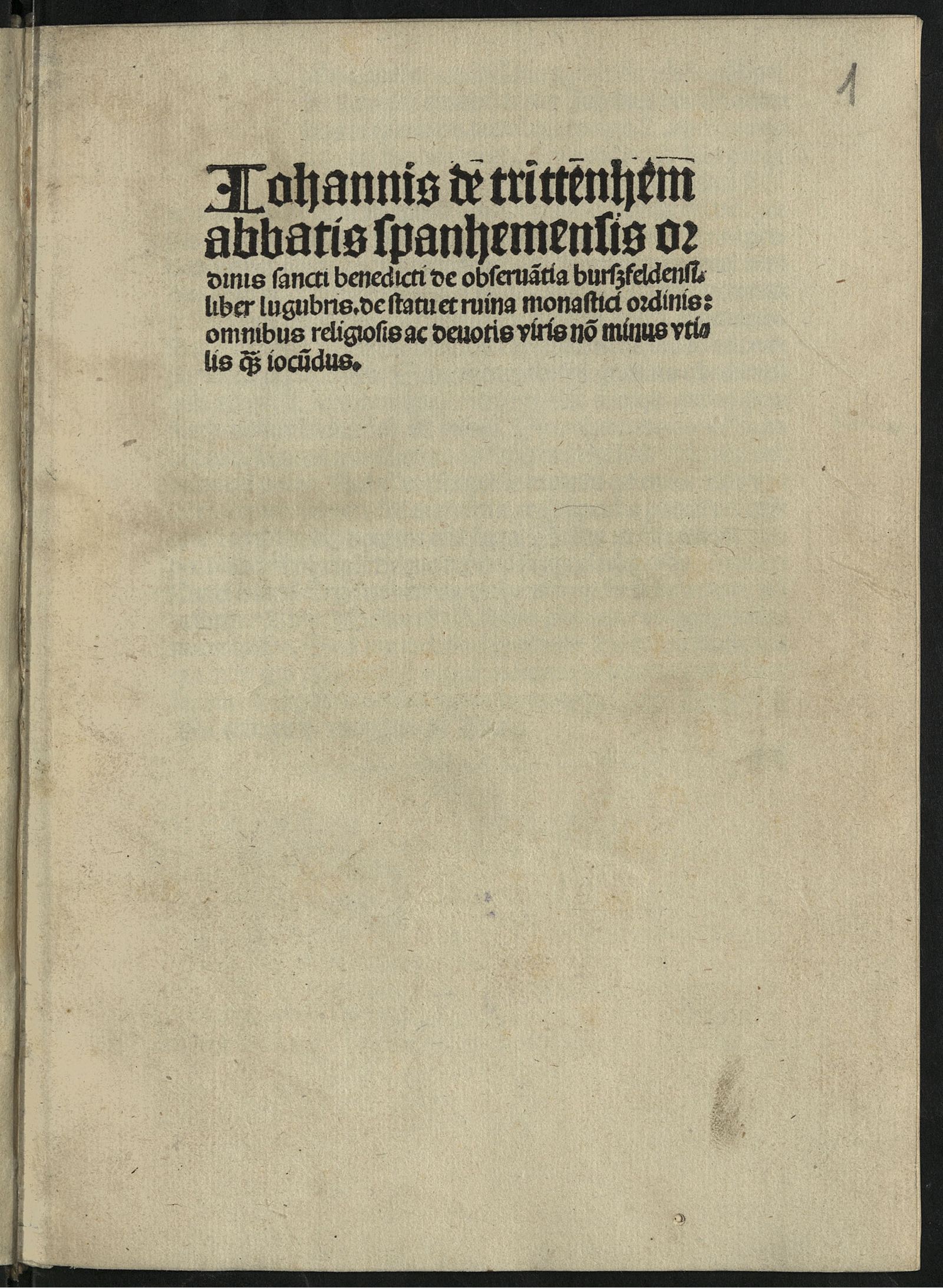 Изображение De statu et ruina monastici ordinis