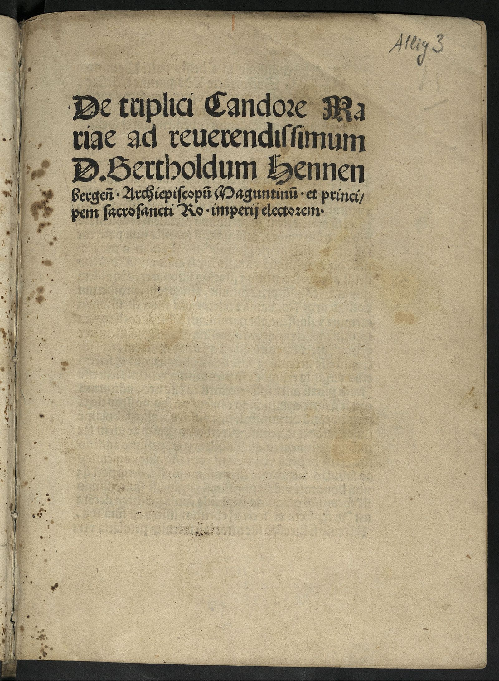 Изображение De conceptu et triplici Mariae virginis candore carmen