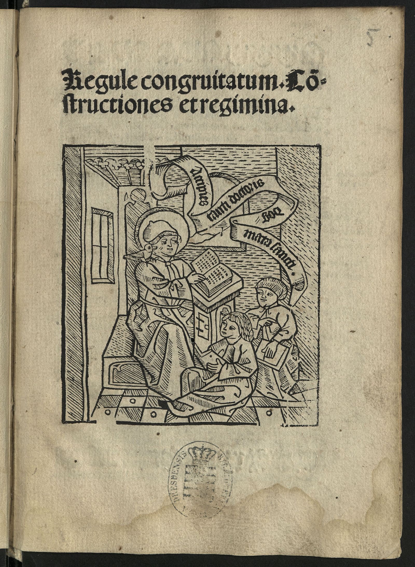 Изображение Regulae congruitatum, constructiones et regimina