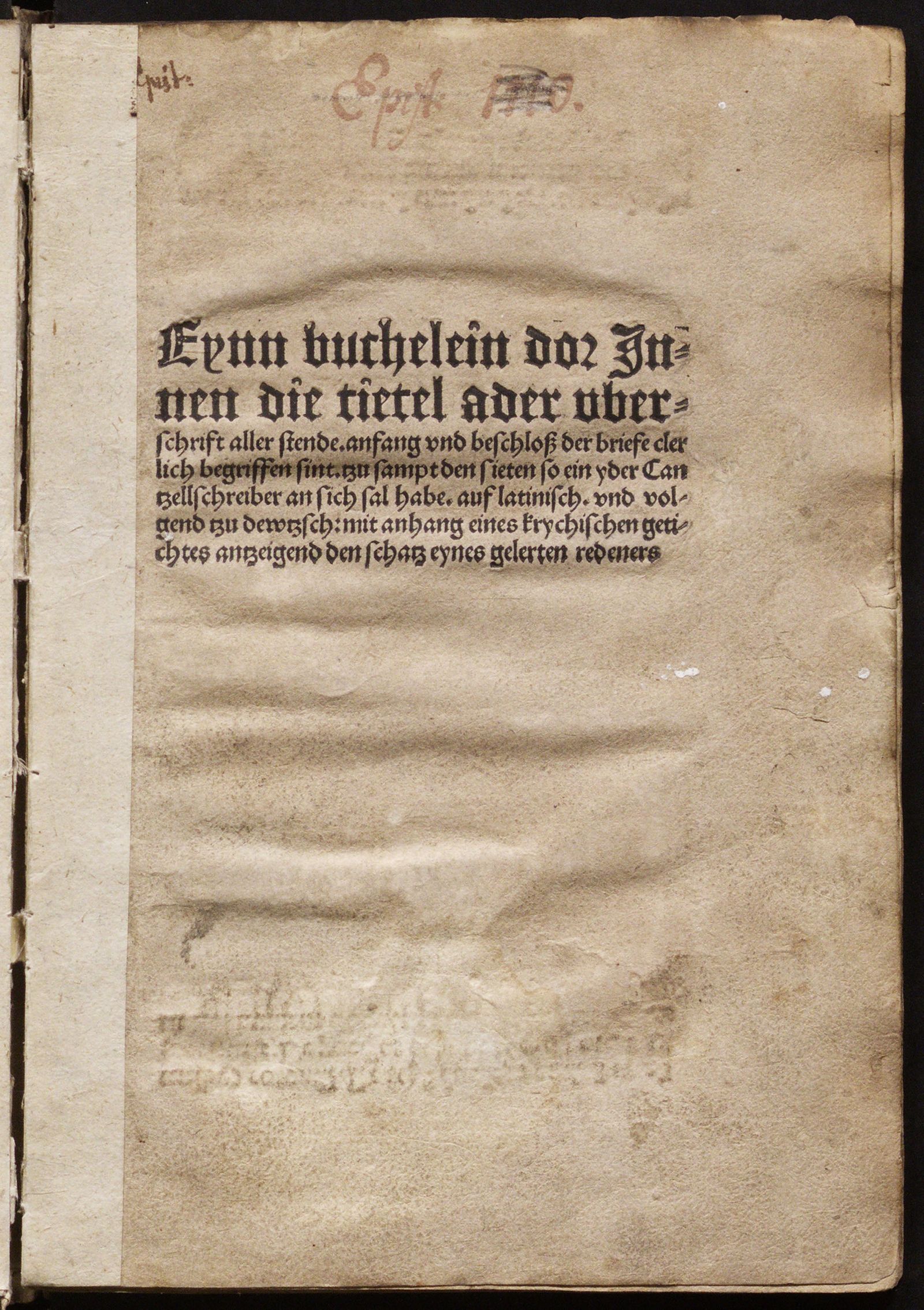 Изображение Büchlein der Titel aller Stände