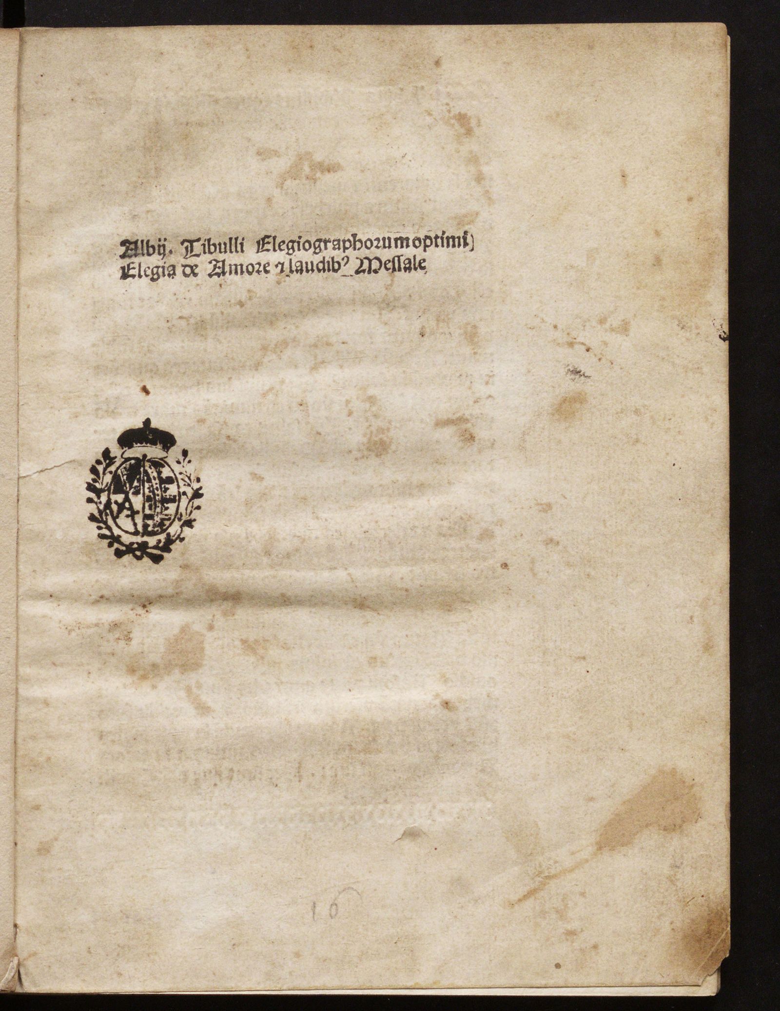 Изображение Elegiarum libri quattuor