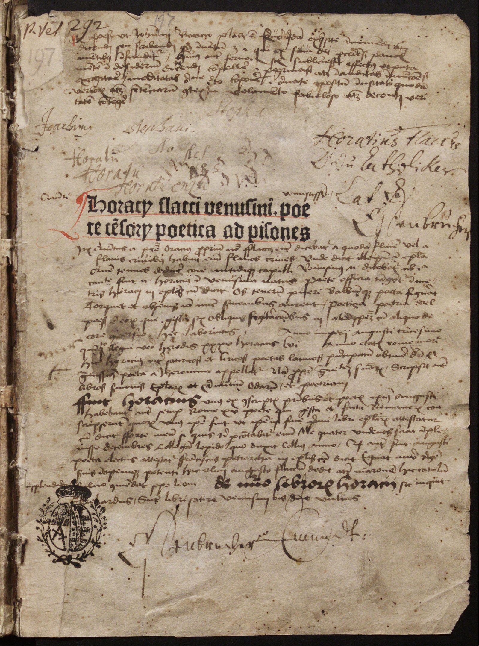 Изображение Ars poetica