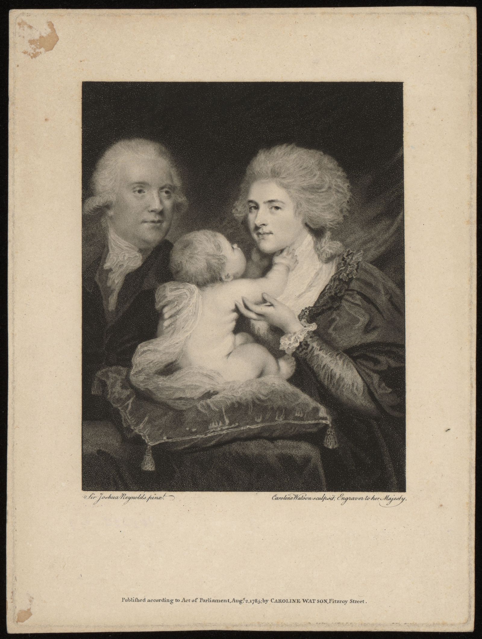 Изображение Their Excellencies Prince Serge and Princess Barbara Gagarin, with Prince Nicolas their Son