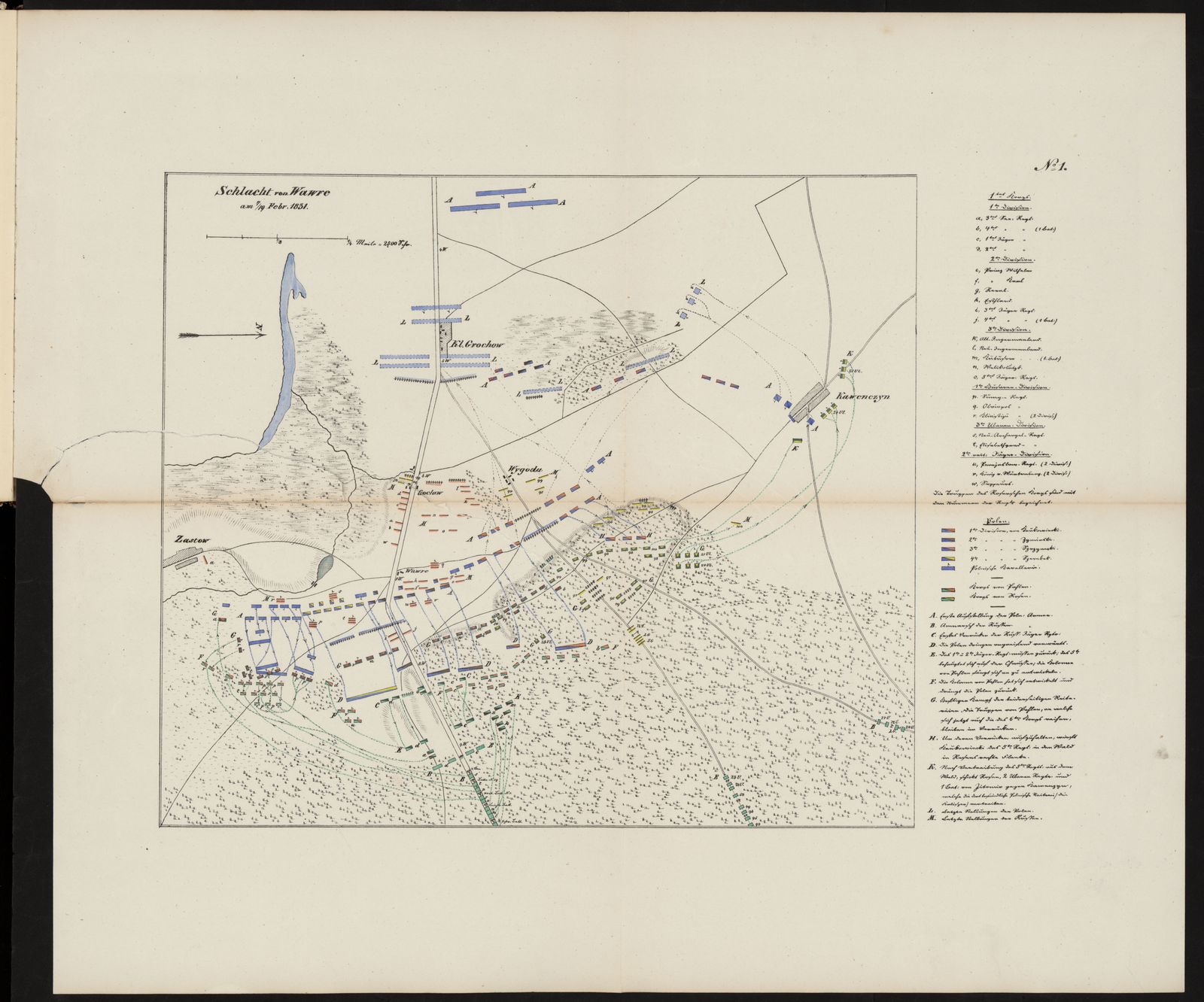 Изображение Pläne und Tabellen zu Smitt der Polnische Aufstand in den Jahren 1830 und 1831