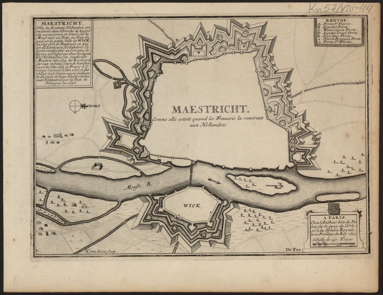 Изображение книги Maestricht, Ville du Brabant Hollandois