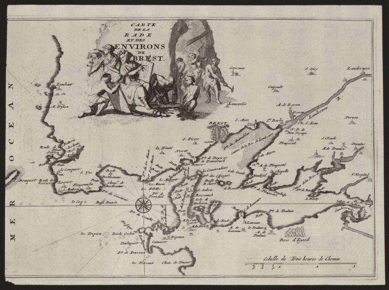 Изображение Carte de la Rade et des Environs de Brest