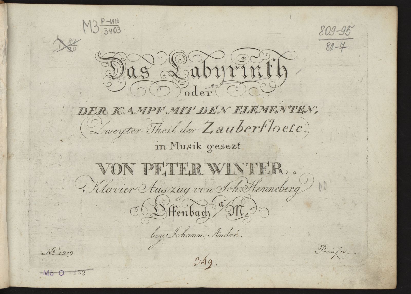 Изображение Das Labyrinth oder Der Kampf mit den Elementen