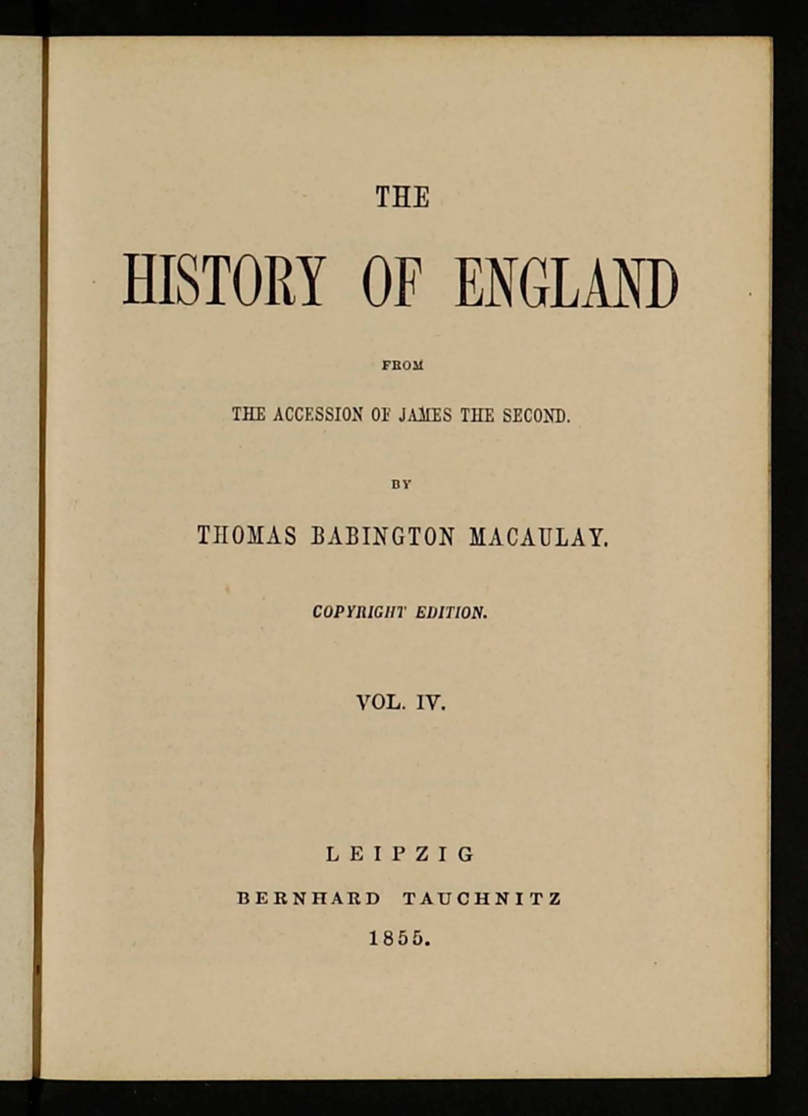 Изображение The History of England. Vol. 4