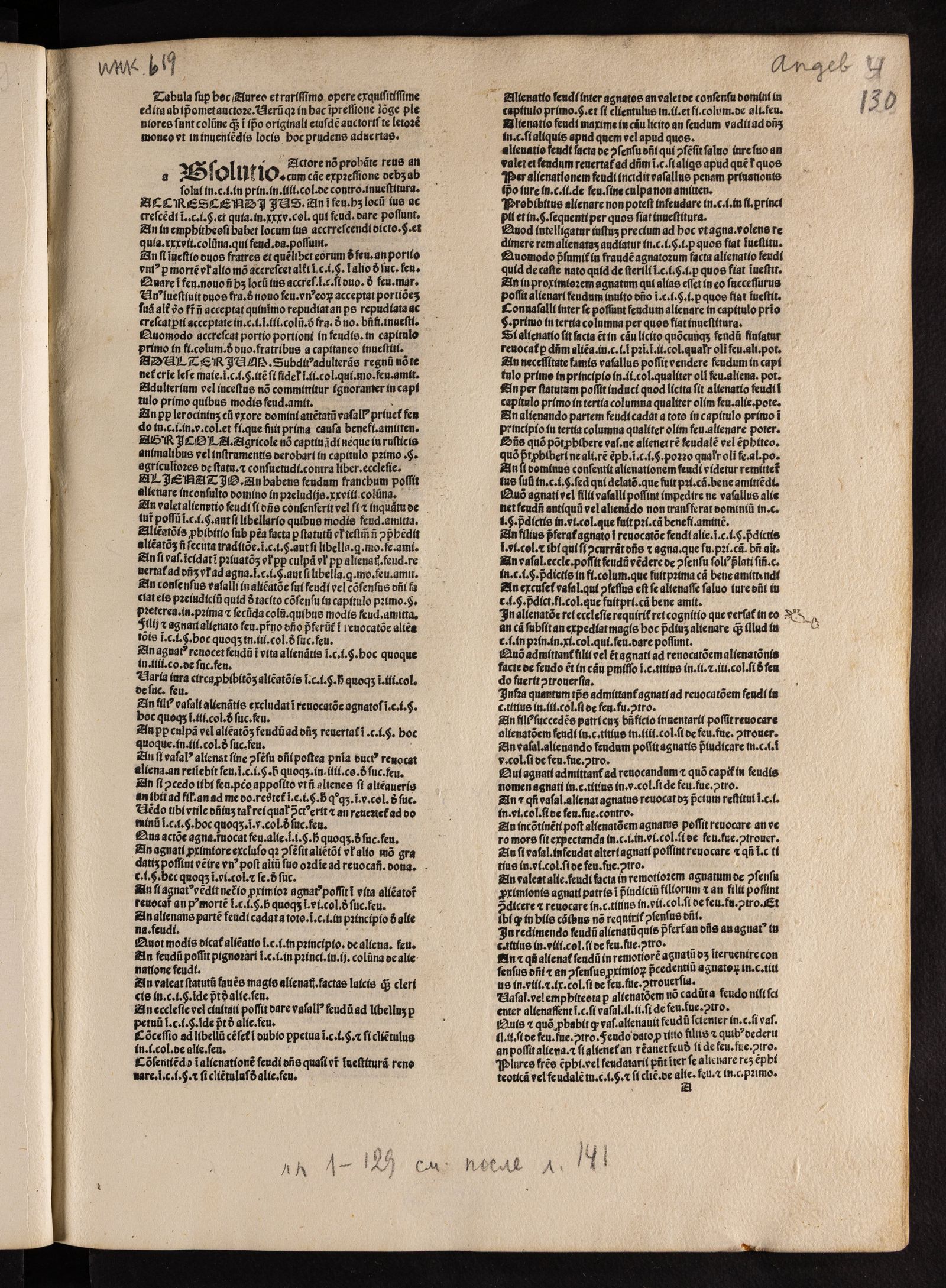 Изображение Commentum super usibus feudorum