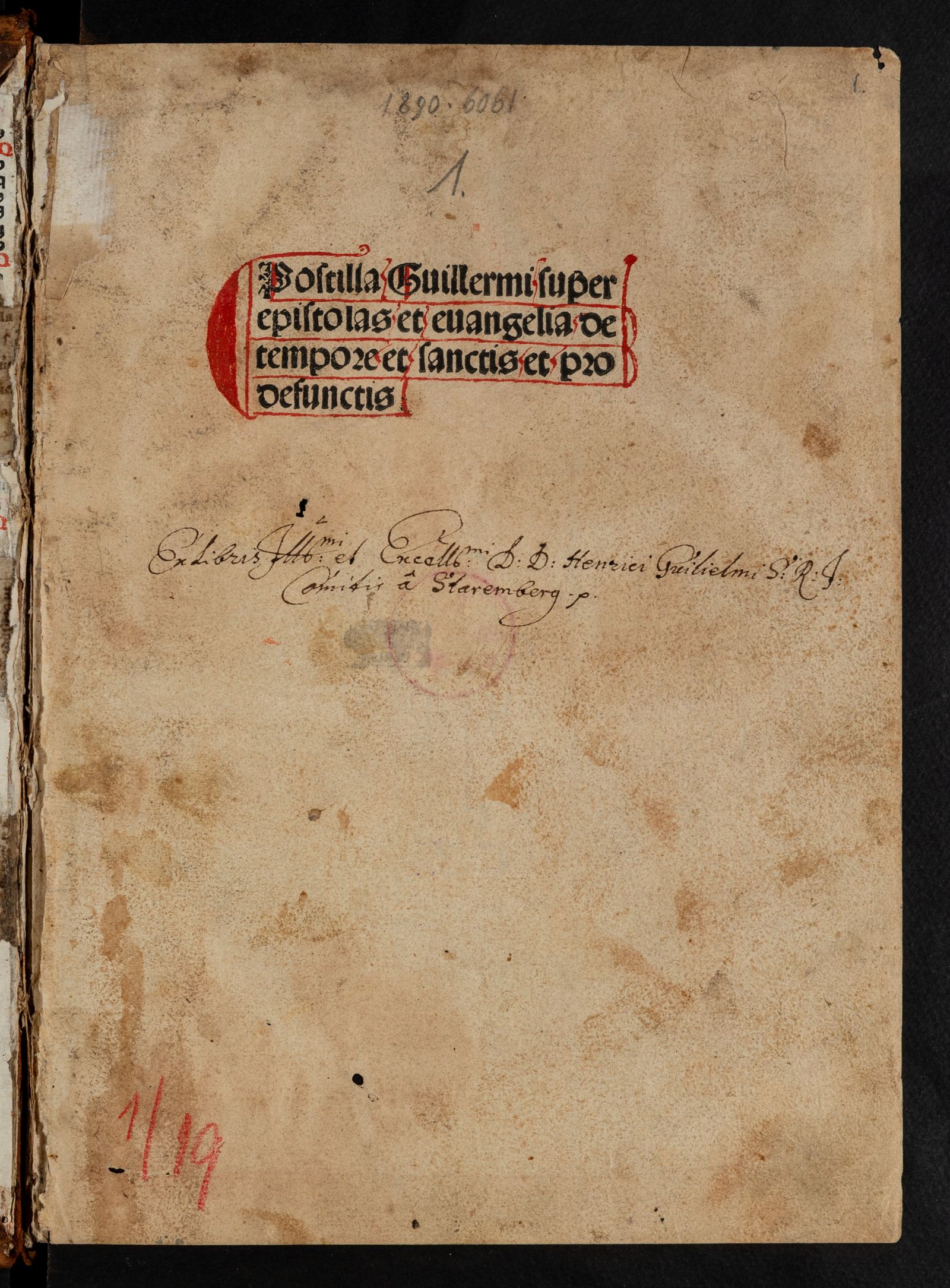 Изображение Postilla super epistolas et evangelia