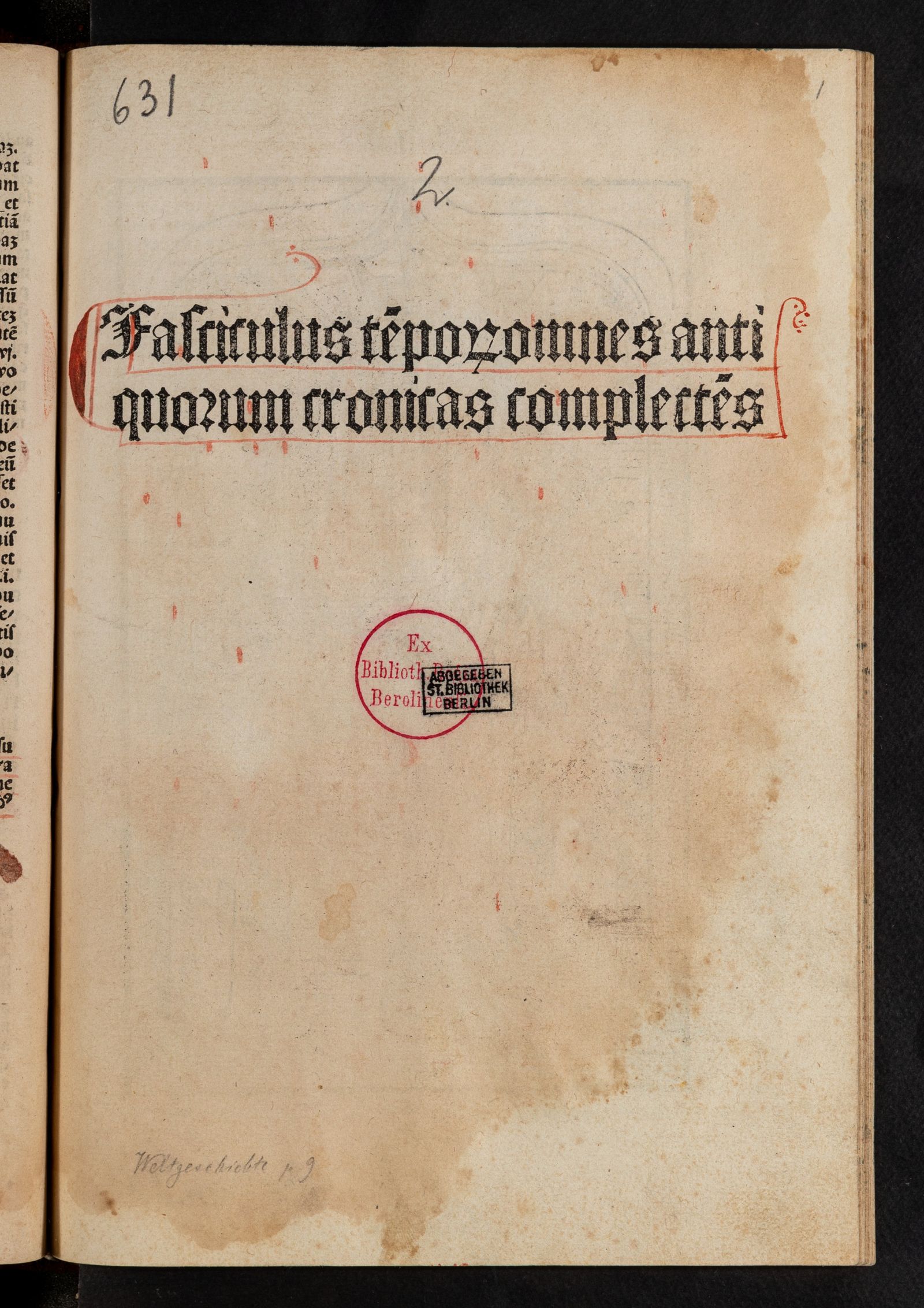 Изображение Fasciculus temporum