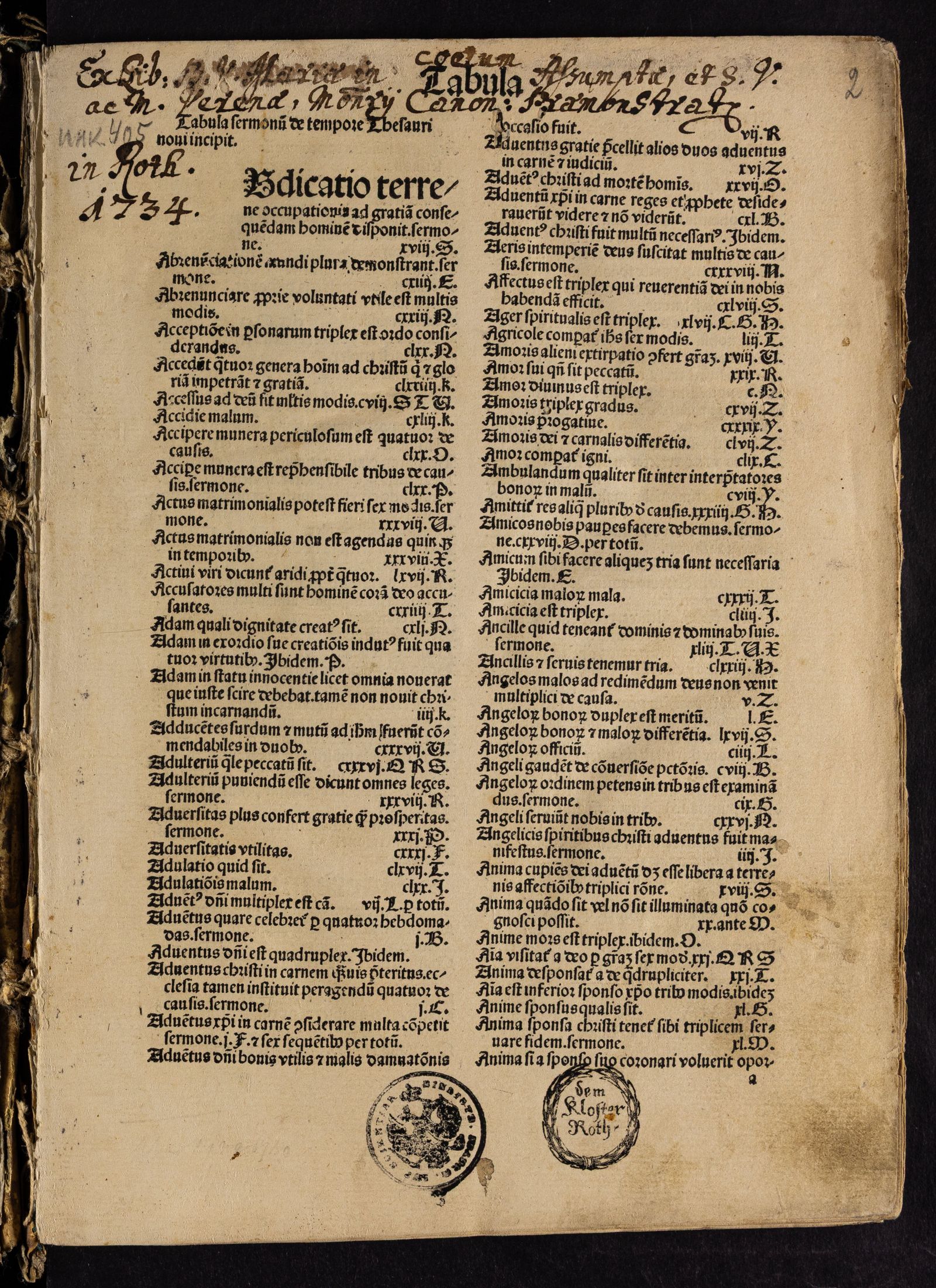 Изображение Sermones Thesauri novi de tempore et de sanctis. P. 1